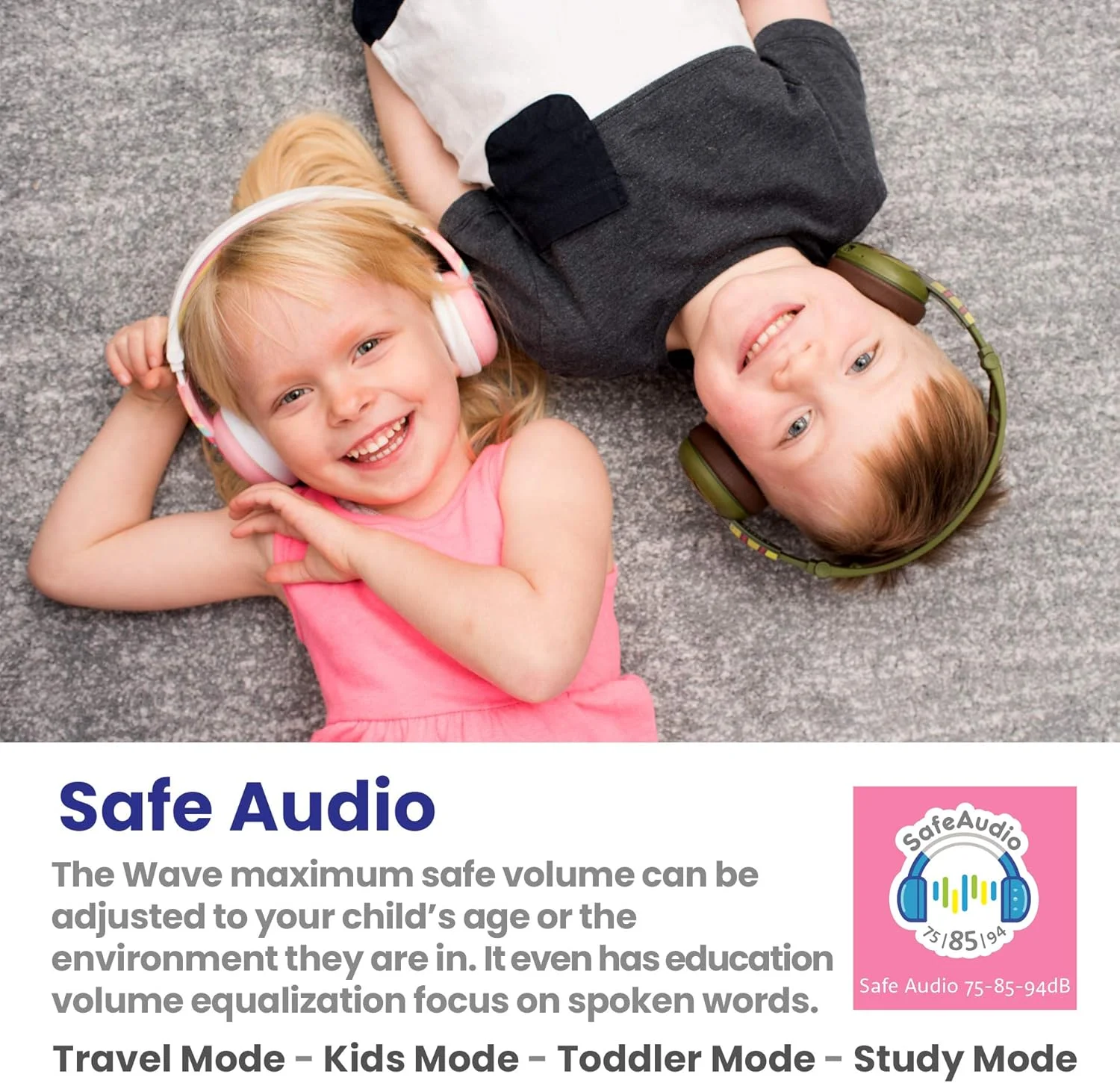 هدفون بی سیم بلوتوثی ضد آب ONANOFF BuddyPhones Wave برای کودکان، صورتی هدفون بی سیم بلوتوثی ضد آب ONANOFF BuddyPhones Wave برای کودکان، صورتی