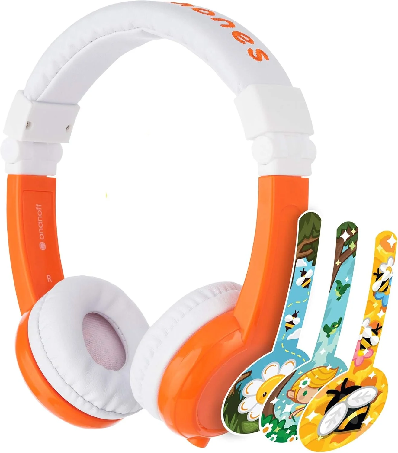 هدفون تاشو ONANOFF BuddyPhones Explore - هدفون با محدود کننده صدا برای کودکان - دارای کابل اشتراک صوتی داخلی و میکروفون درون خطی - سازگار با دستگاه های Fire، iPad، iPhone و Android - نارنجی، بلوتوث هدفون تاشو ONANOFF BuddyPhones Explore - هدفون با محدود کننده صدا برای کودکان - دارای کابل اشتراک صوتی داخلی و میکروفون درون خطی - سازگار با دستگاه های Fire، iPad، iPhone و Android - نارنجی، بلوتوث