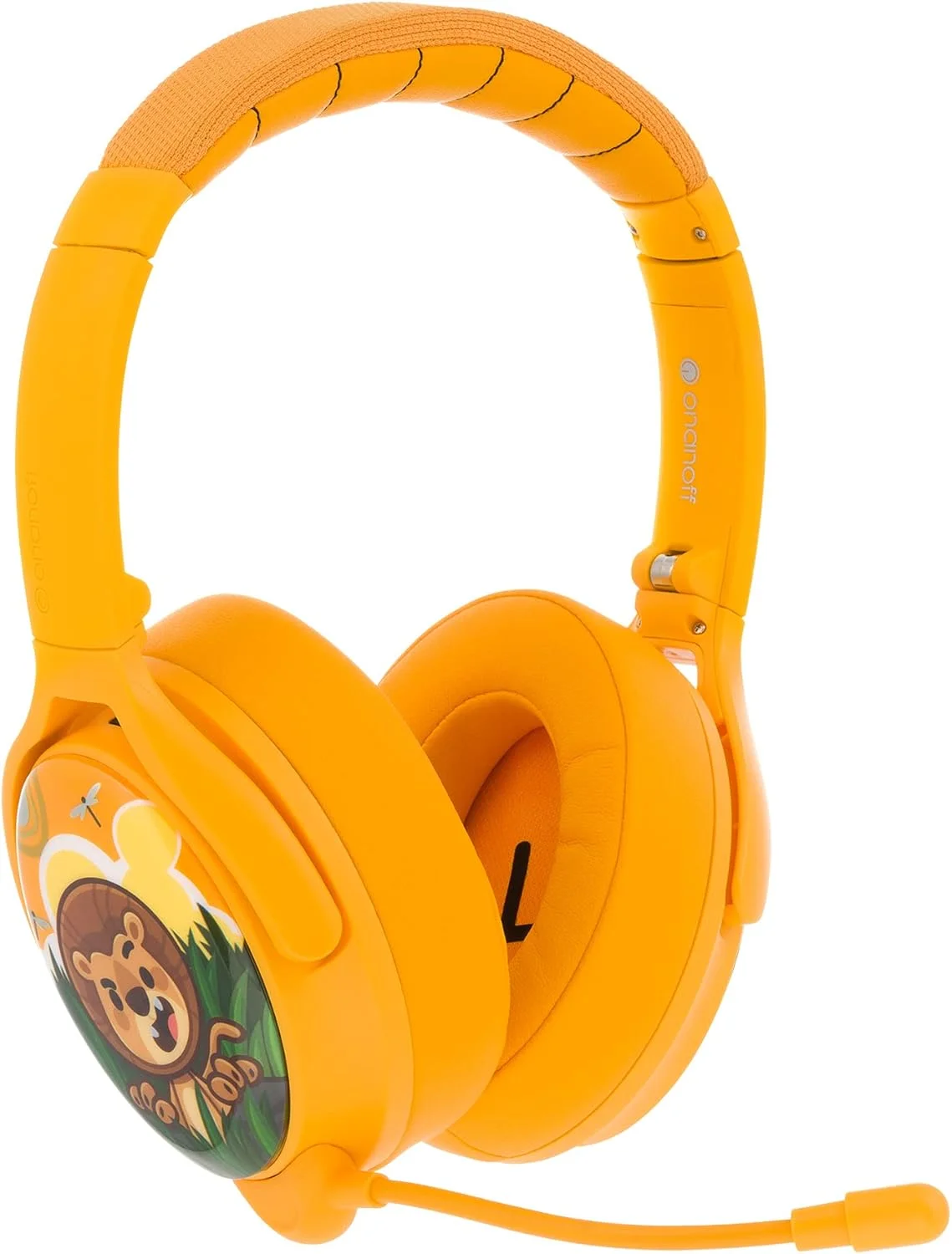 هدفون بلوتوثی حذف نویز فعال BuddyPhones Cosmos+ برای کودکان - هدفون بی سیم تاشو با قابلیت محدود کردن صدا و میکروفون بوم، عمر باتری 24 ساعته، زرد آفتابی هدفون بلوتوثی حذف نویز فعال BuddyPhones Cosmos+ برای کودکان - هدفون بی سیم تاشو با قابلیت محدود کردن صدا و میکروفون بوم، عمر باتری 24 ساعته، زرد آفتابی