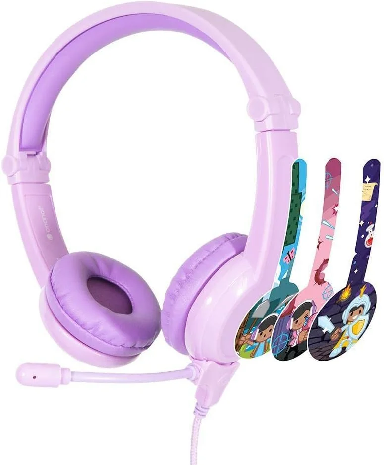 هدفون تاشو گیمینگ کودکانه ONANOFF BuddyPhones - Galaxy با صدای ایمن، جک جداشدنی 3.5 میلیمتری با میکروفون Beam با عملکرد بالا، مناسب برای بازی در PS4، Xbox One، Nintendo Switch یا PC (بنفش) هدفون تاشو گیمینگ کودکانه ONANOFF BuddyPhones - Galaxy با صدای ایمن، جک جداشدنی 3.5 میلیمتری با میکروفون Beam با عملکرد بالا، مناسب برای بازی در PS4، Xbox One، Nintendo Switch یا PC (بنفش)