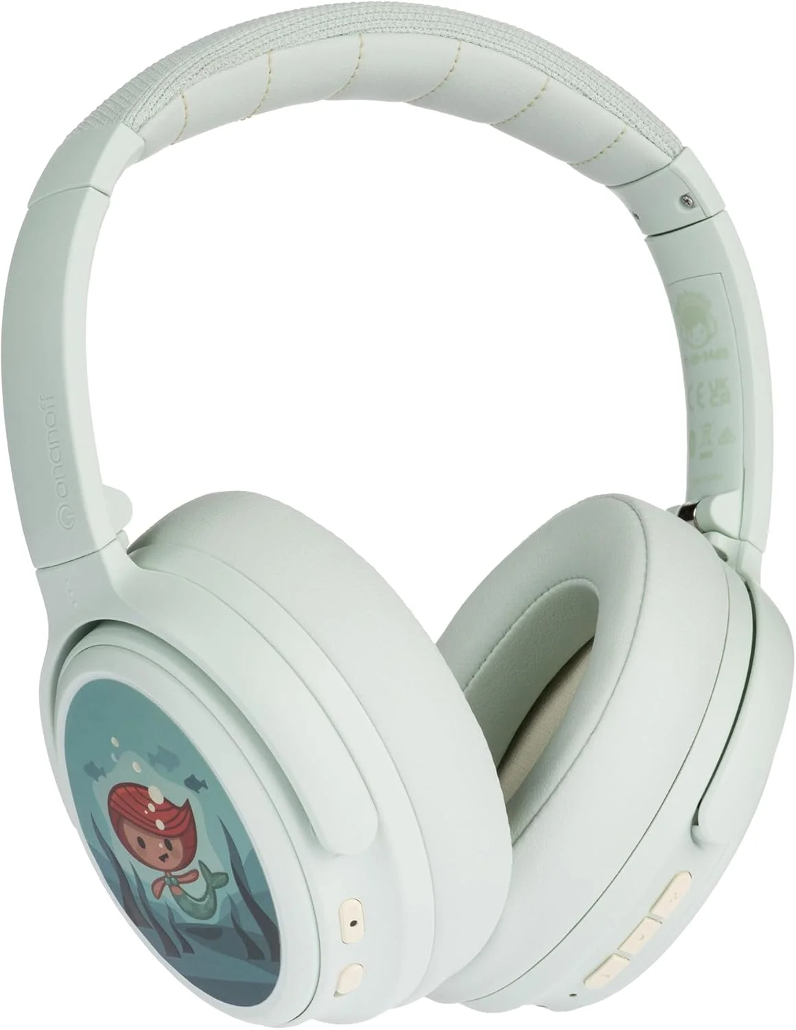هدفون بی سیم بلوتوثی حذف نویز فعال BuddyPhones ComosFun برای کودکان | صدای شفاف، حجم صدای ایمن با حالت مطالعه، باتری 42 ساعته، میکروفون داخلی | تاشو قابل تنظیم - سبز هدفون بی سیم بلوتوثی حذف نویز فعال BuddyPhones ComosFun برای کودکان | صدای شفاف، حجم صدای ایمن با حالت مطالعه، باتری 42 ساعته، میکروفون داخلی | تاشو قابل تنظیم - سبز