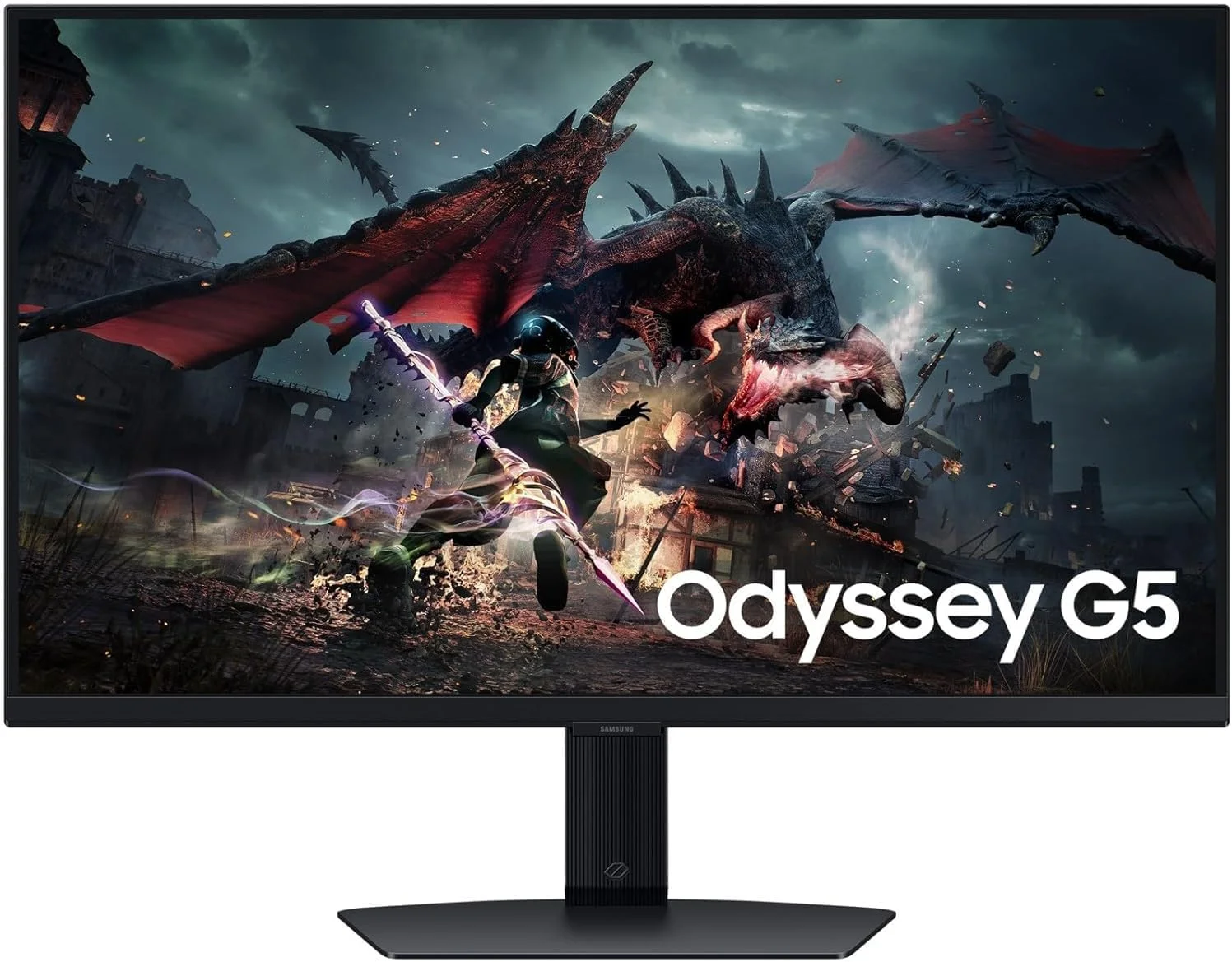 مانیتور گیمینگ 32 اینچی سامسونگ Odyssey G5 G50D QHD با نرخ تازهسازی 180 هرتز و زمان پاسخگویی 1 میلیثانیه (GtG)، رزولوشن QHD و پنل Fast IPS، VESA DisplayHDR 400، AMD FreeSync، پایه ارگونومیک - LS32DG502EMXUE مانیتور گیمینگ 32 اینچی سامسونگ Odyssey G5 G50D QHD با نرخ تازهسازی 180 هرتز و زمان پاسخگویی 1 میلیثانیه (GtG)، رزولوشن QHD و پنل Fast IPS، VESA DisplayHDR 400، AMD FreeSync، پایه ارگونومیک - LS32DG502EMXUE
