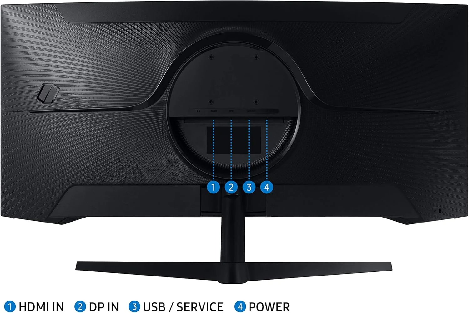 مانیتور گیمینگ 34 اینچی سامسونگ مدل G5 Odyssey WQHD با صفحه نمایش خمیده 1000R