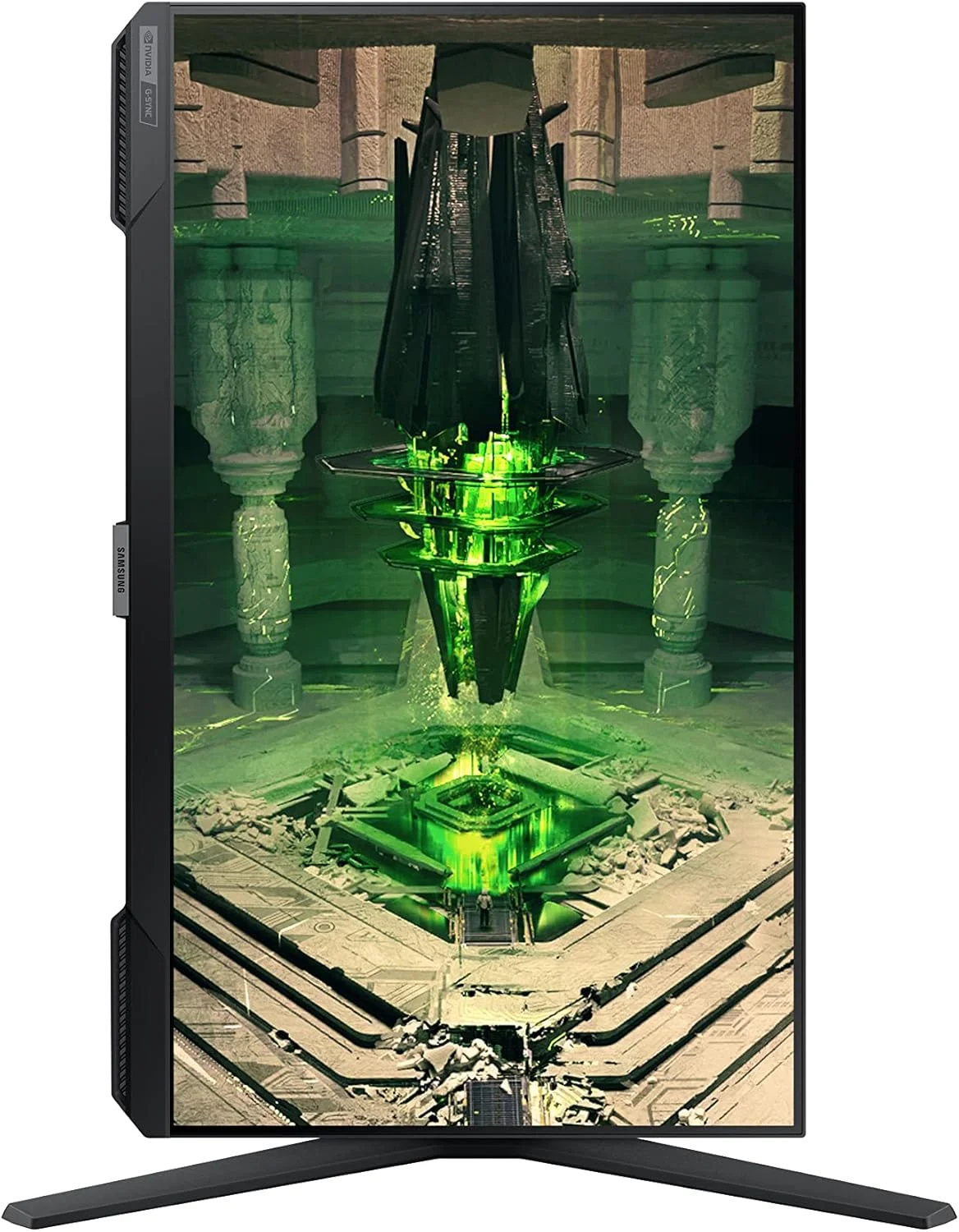 مانیتور گیمینگ 25 اینچی سامسونگ مدل LS25BG400EUX با رزولوشن 1920x1080، نرخ تازه‌سازی 240 هرتز، زمان پاسخگویی 1 میلی‌ثانیه، HDR 10، Freesync Premium و G-Sync Compatible، Full HD، رنگ مشکی