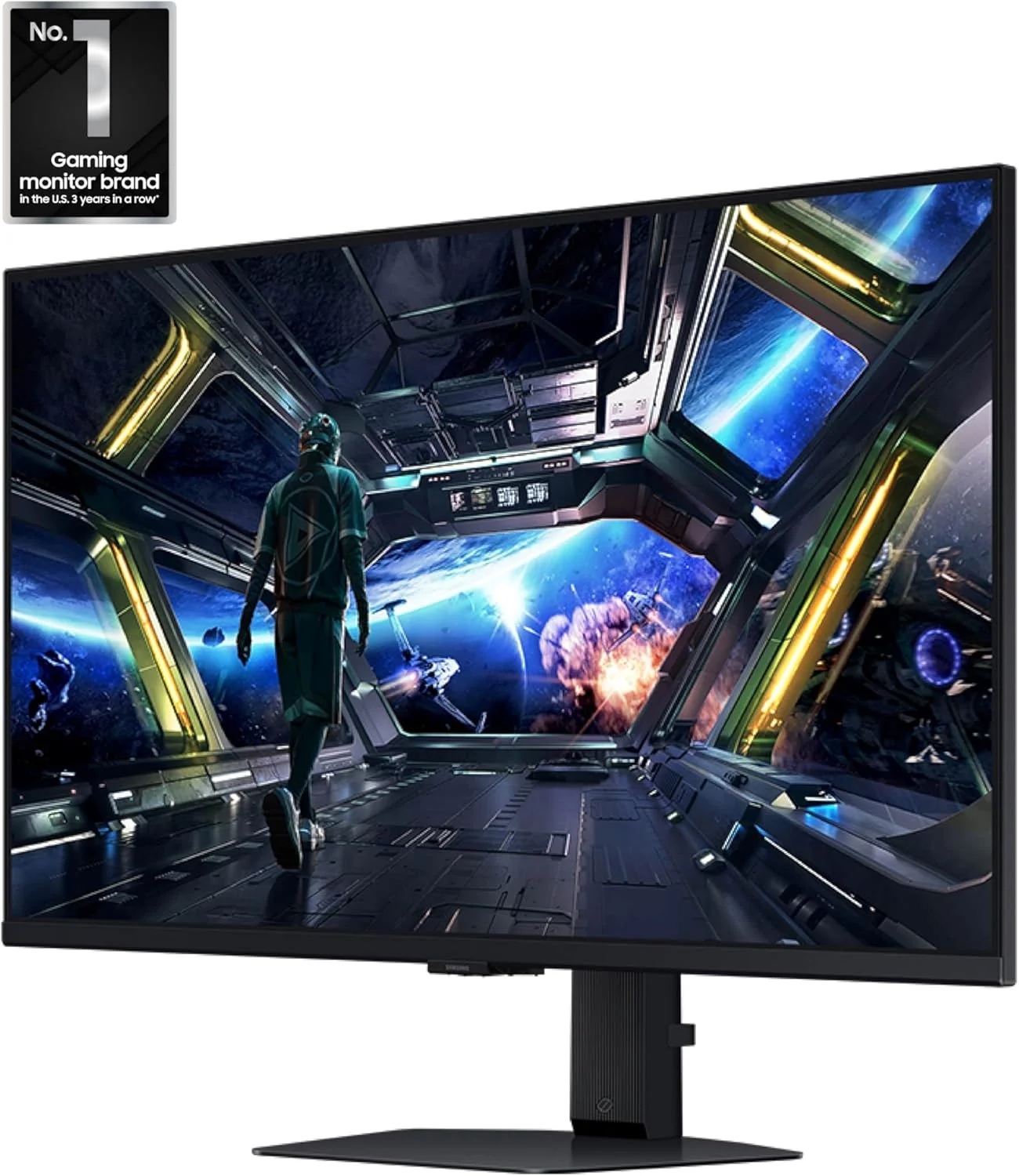 مانیتور گیمینگ هوشمند سامسونگ Odyssey G7 (G70D) سایز 27 اینچ 4K UHD IPS با نرخ نوسازی 144 هرتز و زمان پاسخگویی 1 میلیثانیه، AMD Freesync Premium، رنگهای زنده، پایه قابل تنظیم، Black Equalizer، مدل LS27DG702ENXZA مانیتور گیمینگ هوشمند سامسونگ Odyssey G7 (G70D) سایز 27 اینچ 4K UHD IPS با نرخ نوسازی 144 هرتز و زمان پاسخگویی 1 میلیثانیه، AMD Freesync Premium، رنگهای زنده، پایه قابل تنظیم، Black Equalizer، مدل LS27DG702ENXZA