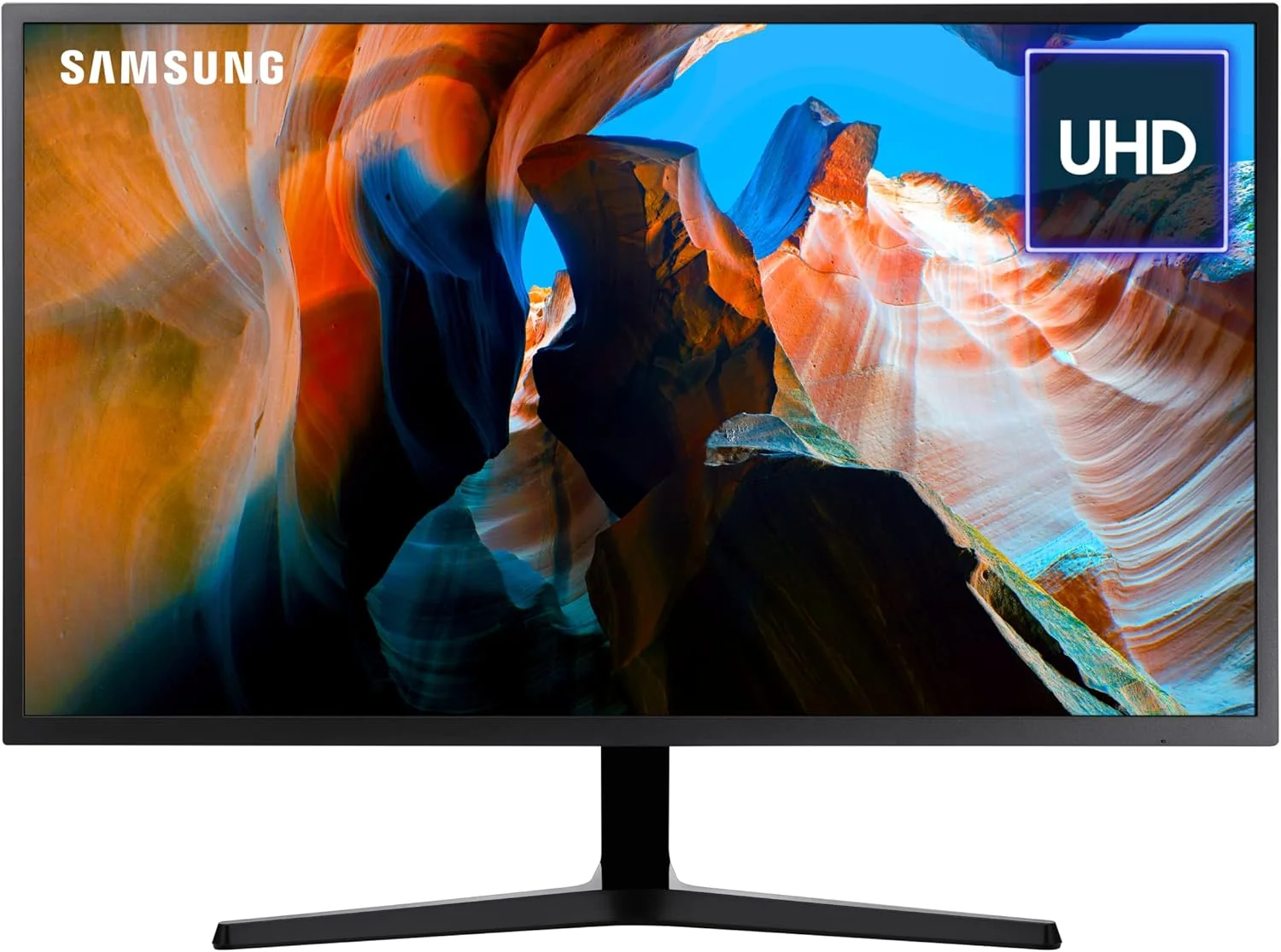 مانیتور 32 اینچ 4K UHD سامسونگ مدل LU32J590UQPXXU UJ590 - Ultra HD 3840 x 2160، HDMI، Displayport، Freesync