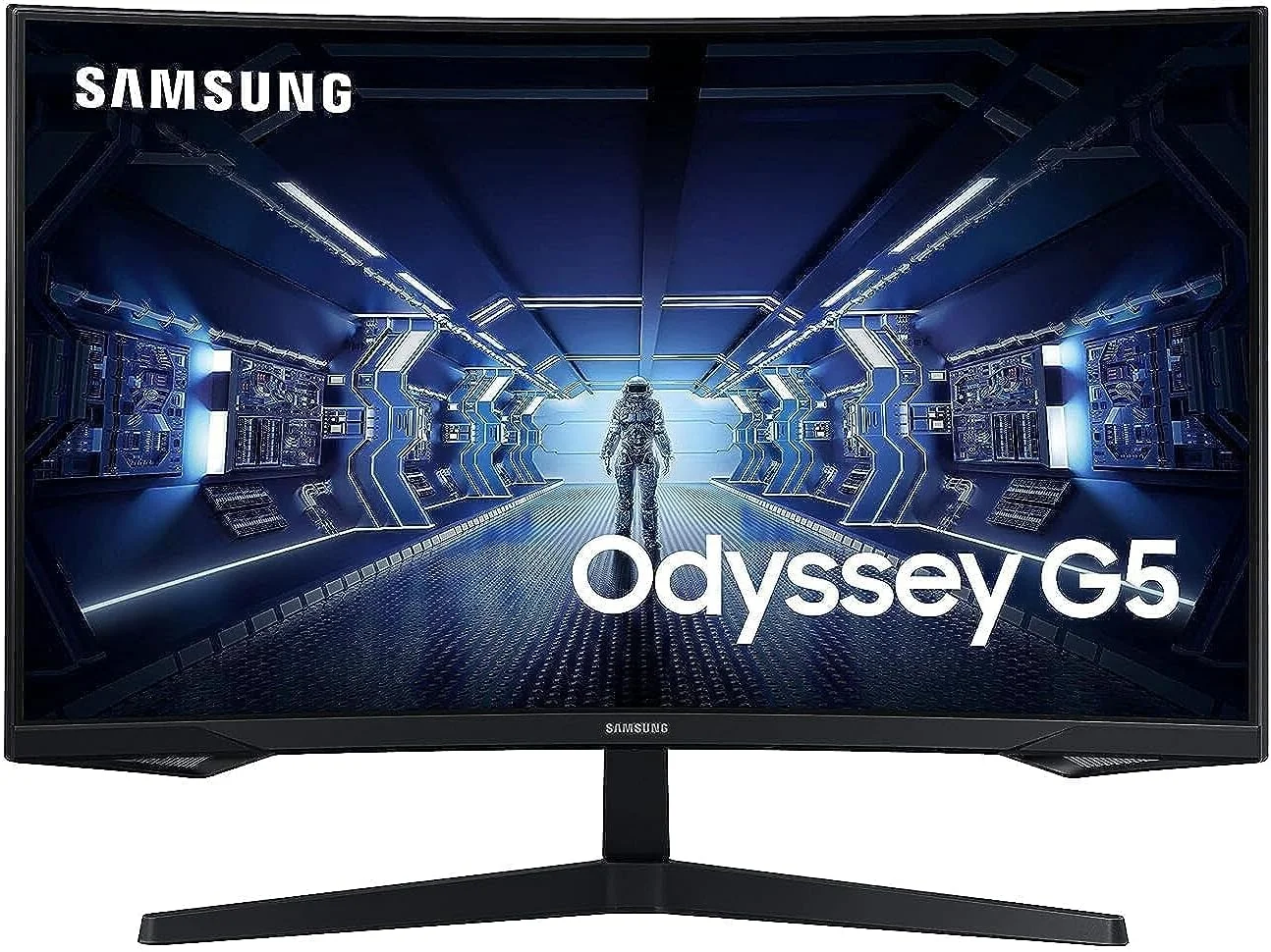 مانیتور گیمینگ خمیده سامسونگ Odyssey G5 مدل LC32G55 با نرخ تازه سازی 144 هرتز و زمان پاسخگویی 1 میلی ثانیه، رزولوشن WQHD، AMD FreeSync Premium - LC32G55TQBMXUE، سایز 31.5 اینچ (80 سانتی متر) مانیتور گیمینگ خمیده سامسونگ Odyssey G5 مدل LC32G55 با نرخ تازه سازی 144 هرتز و زمان پاسخگویی 1 میلی ثانیه، رزولوشن WQHD، AMD FreeSync Premium - LC32G55TQBMXUE، سایز 31.5 اینچ (80 سانتی متر)