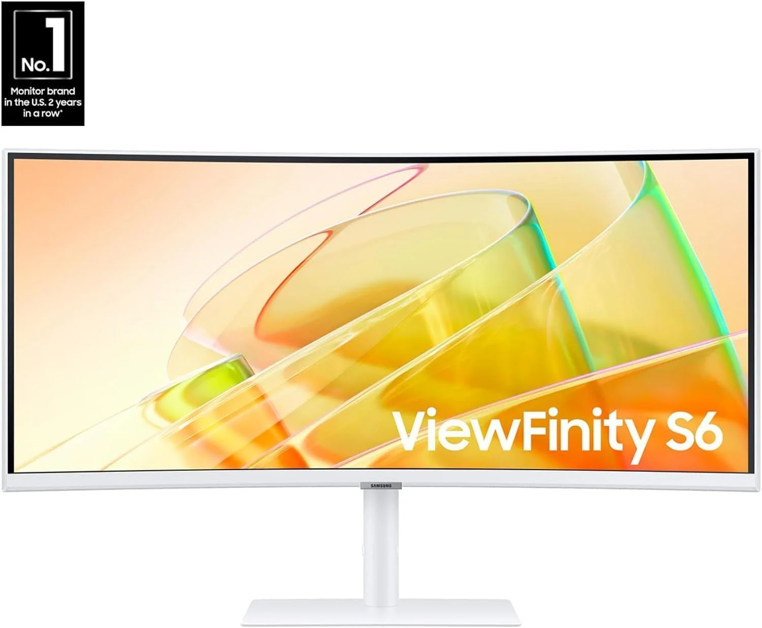 مانیتور 34 اینچی خمیده سامسونگ ViewFinity S6 S65TC Ultra-WQHD 100Hz AMD FreeSync Thunderbolt 4، رنگ مشکی