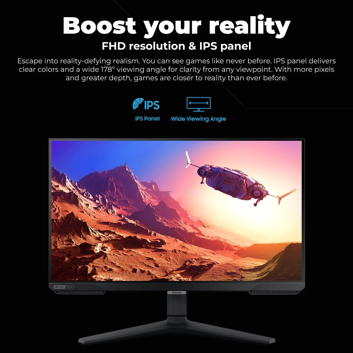 مانیتور گیمینگ 25 اینچی سامسونگ Odyssey G4 – 240 هرتز، 1 میلیثانیه، IPS، FHD، NVIDIA G-SYNC و AMD FreeSync Premium، HDR10، راحتی چشم - شامل هاب 7 در 1، وبکم، ماوس و ماوسپد مانیتور گیمینگ 25 اینچی سامسونگ Odyssey G4 – 240 هرتز، 1 میلیثانیه، IPS، FHD، NVIDIA G-SYNC و AMD FreeSync Premium، HDR10، راحتی چشم - شامل هاب 7 در 1، وبکم، ماوس و ماوسپد