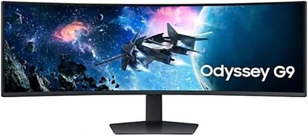 مانیتور گیمینگ 49 اینچ سامسونگ Odyssey OLED G9 (CG95) (بازسازی شده) - 240 هرتز، 0.03 میلی‌ثانیه، Dual QHD، HDR، AMD FreeSync، USB-C