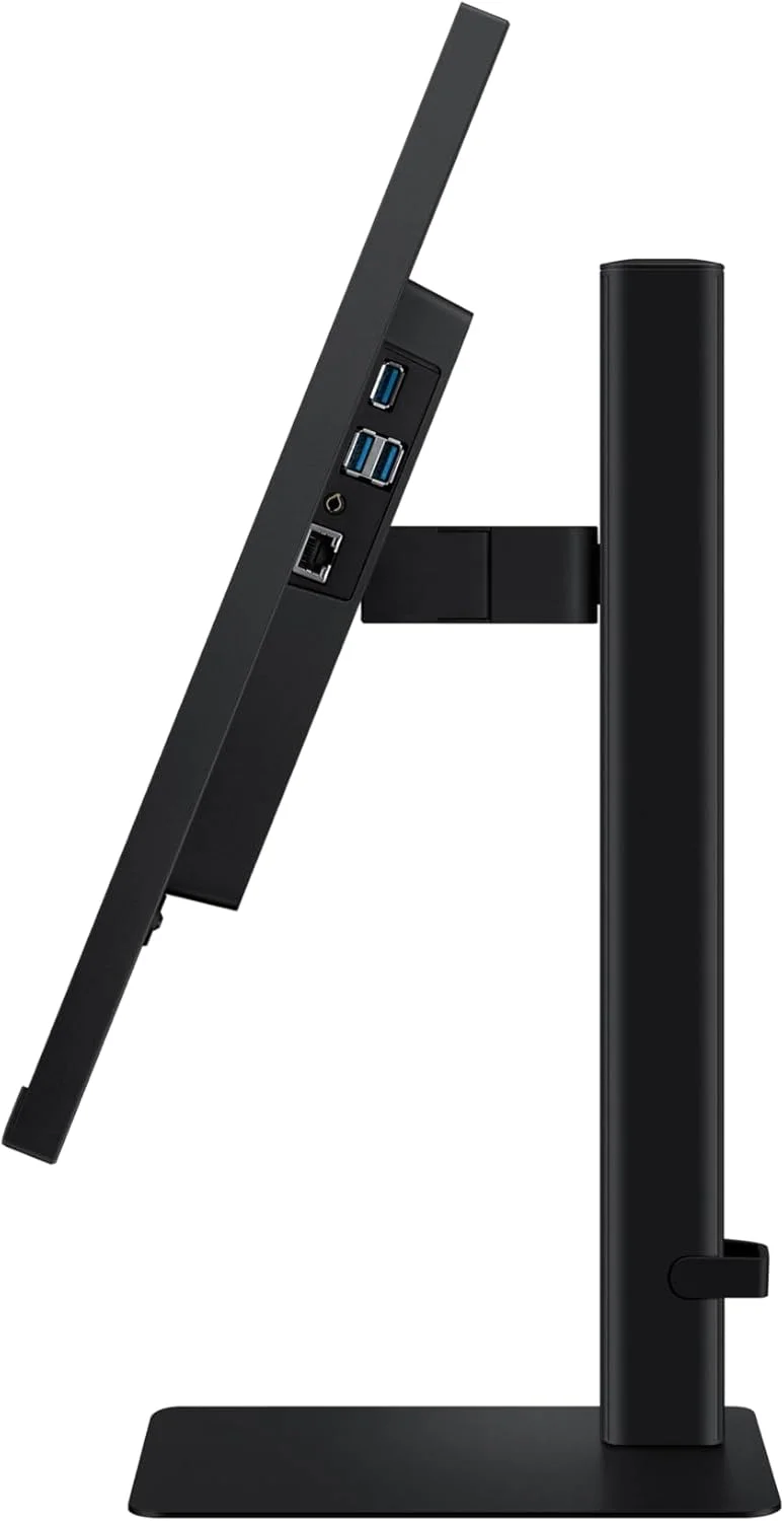 مانیتور 27 اینچی سامسونگ ViewFinity S8 (S80UD) با رزولوشن 4K UHD، HDR10، USB-C، پایه ارگونومیک با قابلیت تنظیم ارتفاع، سوئیچ KVM داخلی، مراقبت پیشرفته از چشم، LS27D802UANXGO، 2024