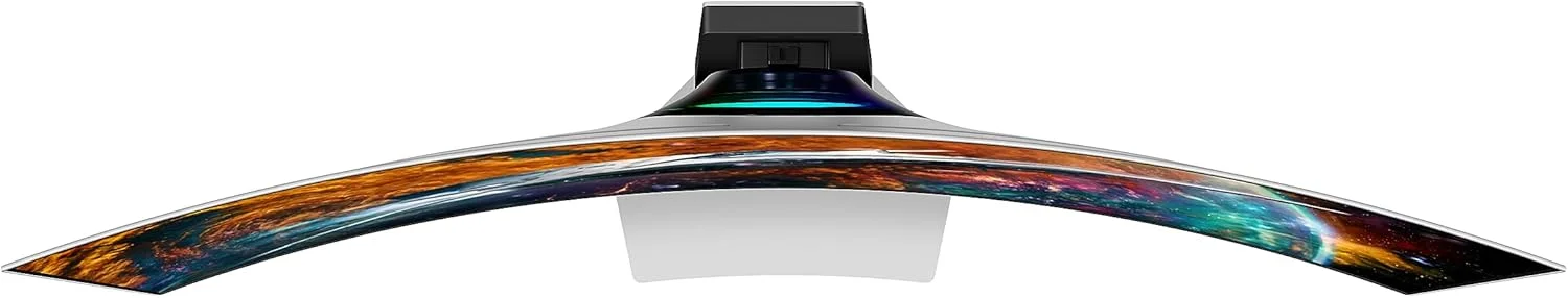 مانیتور گیمینگ خمیده اولد سامسونگ Odyssey G9 مدل G95SC سایز 49 اینچ، پنل QD OLED، رزولوشن 5120x1440 پیکسل، نرخ تازه‌سازی 240 هرتز، زمان پاسخگویی 0.03 میلی‌ثانیه، دارای بلندگو و کنترل از راه دور