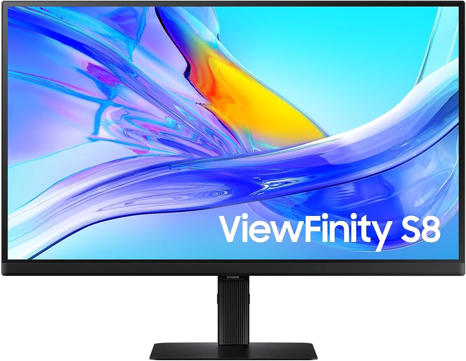مانیتور کامپیوتر سامسونگ ViewFinity S80UD سایز 32 اینچ 60 هرتز - پنل IPS، UHD، 4K، 5ms، قابلیت تنظیم ارتفاع و چرخش، Auto Source Switch+، KVM Switch، USB-C، HDMI، Display Port، USB، LAN