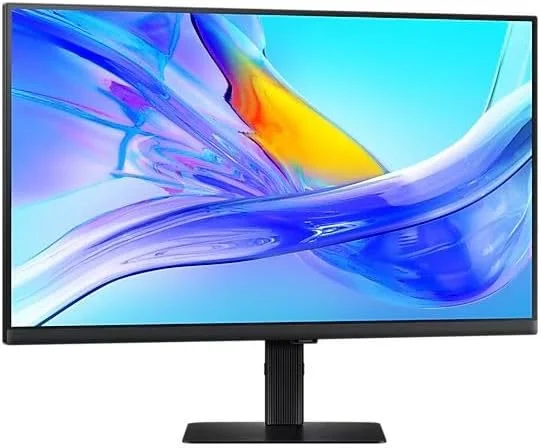 مانیتور کامپیوتر سامسونگ ViewFinity S80UD سایز 32 اینچ 60 هرتز - پنل IPS، UHD، 4K، 5ms، قابلیت تنظیم ارتفاع و چرخش، Auto Source Switch+، KVM Switch، USB-C، HDMI، Display Port، USB، LAN