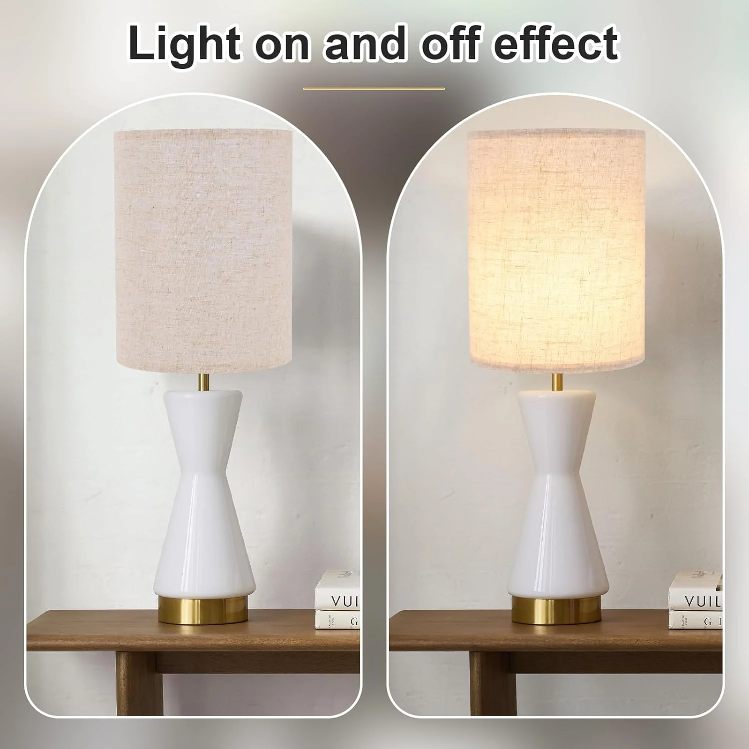 آباژور استوانه ای بلند کتان بژ، 25 سانتی متر بالا در 25 سانتی متر پایین در 33 سانتی متر ارتفاع، جایگزین آباژور برای چراغ های رومیزی و ایستاده، چراغ آویز، آباژور دست ساز، نصب آسان