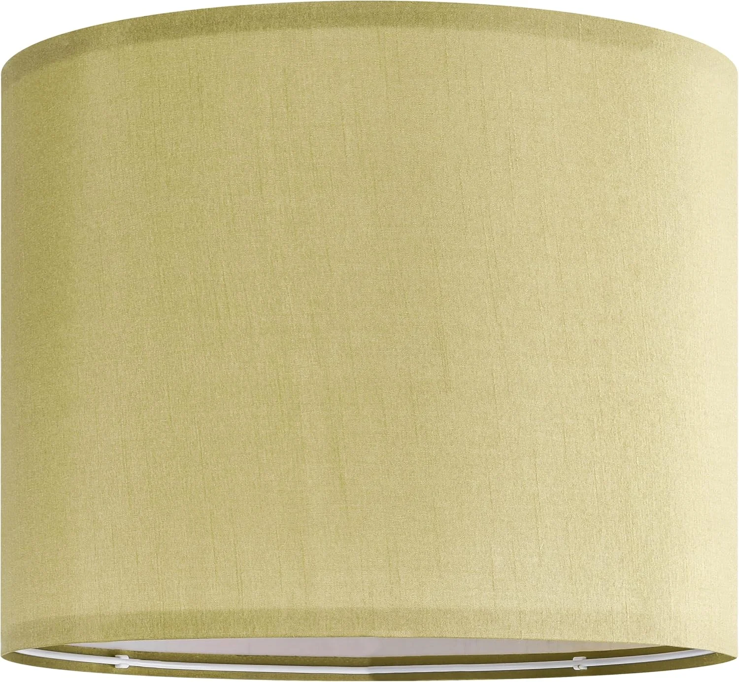 مجموعه دو عددی کلاهک چراغ زرد GOSO، استوانه بزرگ 40 × 40 × 30 سانتی متر، کلاهک چراغ عنکبوتی برای چراغ های ایستاده و چراغ های رومیزی - جایگزینی مدرن کلاهک ابریشمی مصنوعی برای اتاق نشیمن، نیاز به مونتاژ