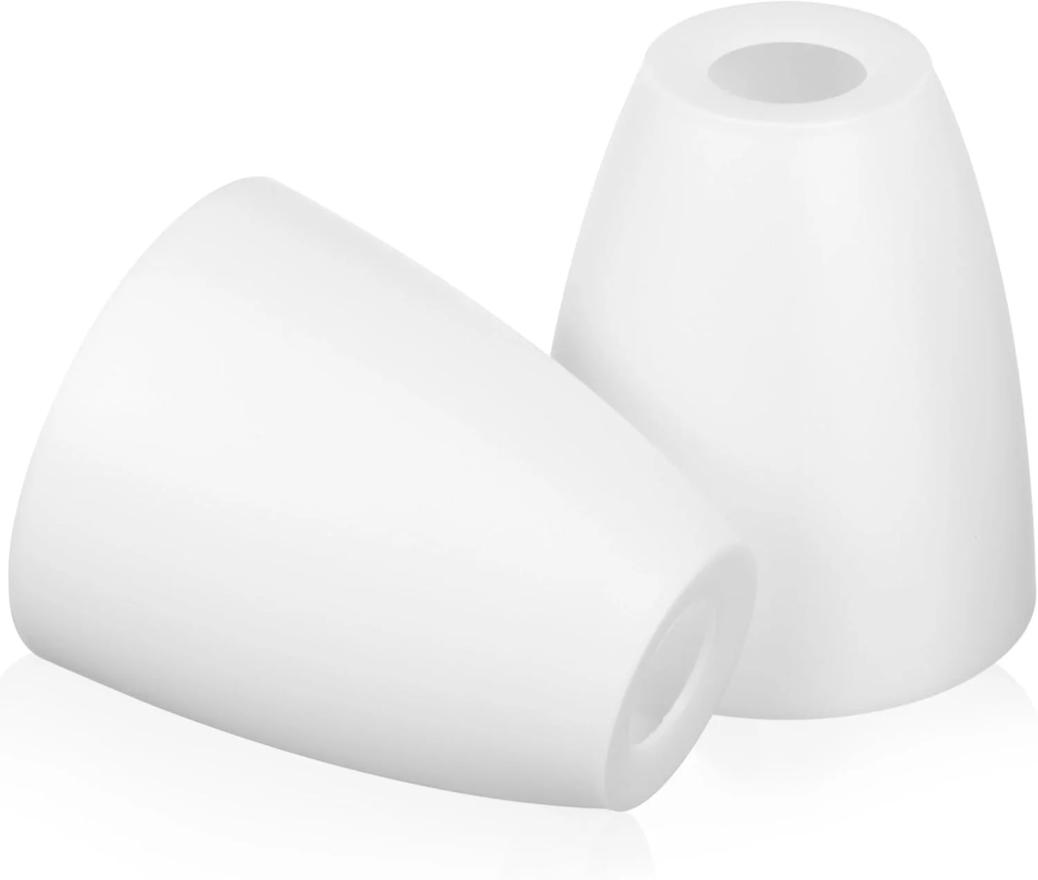 Lurrose 2 عدد کلاهک چراغ پلاستیکی، جایگزین کلاهک چراغ پلاستیکی، پوشش کلاهک چراغ نعل اسبی برای چراغ ایستاده LED