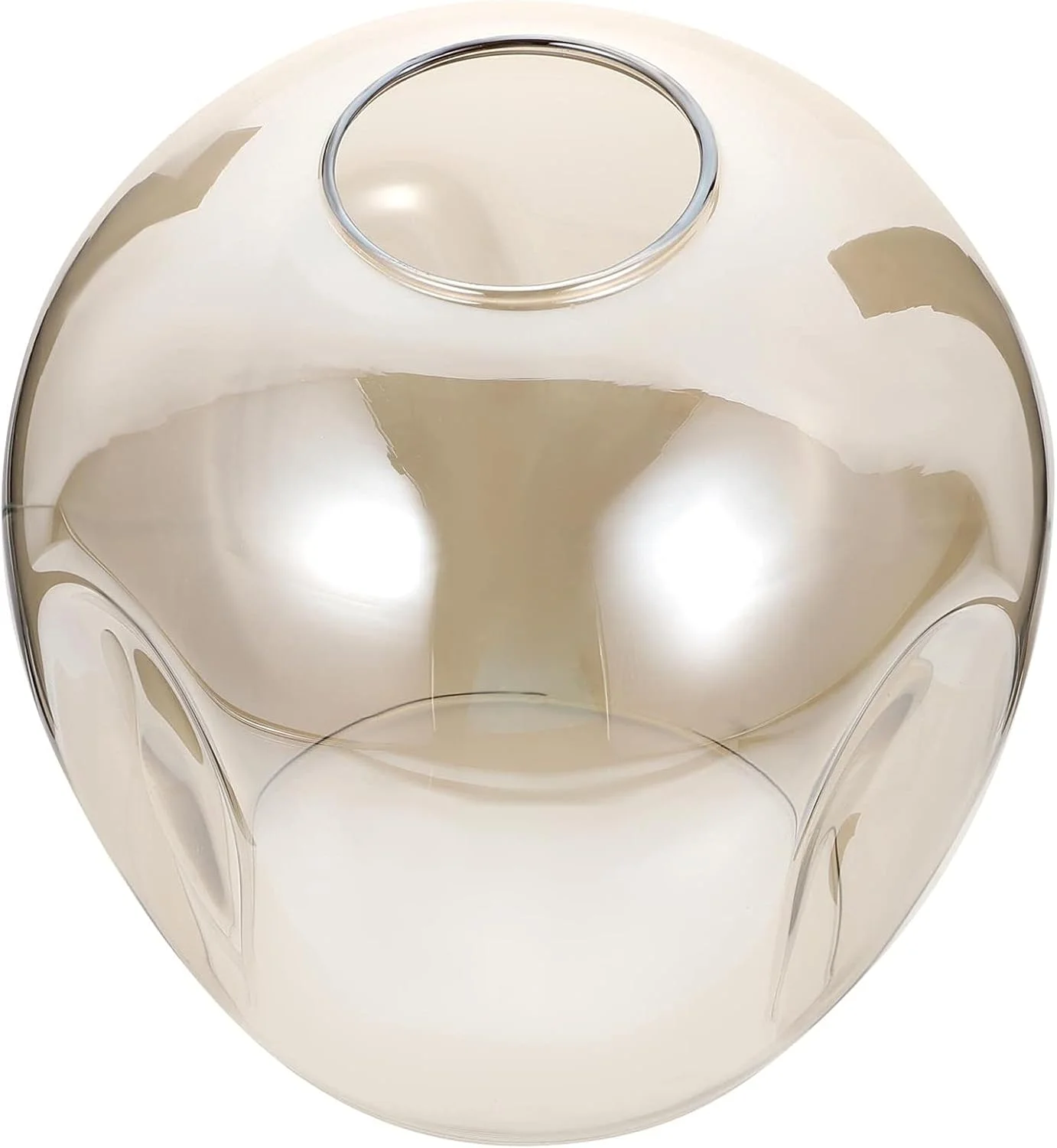 حباب شیشه ای چراغ Lurrose برای چراغ های سقفی و دیواری، روکش تزئینی چراغ به سبک اروپایی، پخش کننده نور، ایجاد کننده فضایی گرم، لوازم جانبی روشنایی داخلی