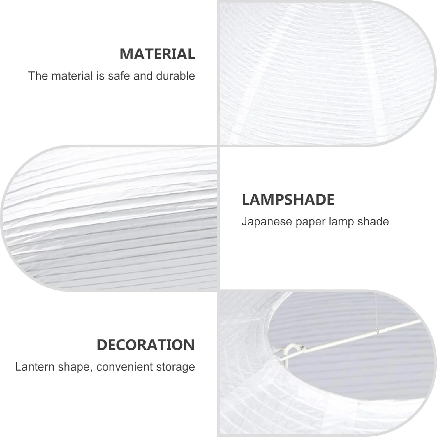 لاله کاغذی سفید Lurrose، آباژور فانوس کاغذی چینی ژاپنی پوشش نور برنجی آویز برای دکوراسیون منزل عروسی، بژ