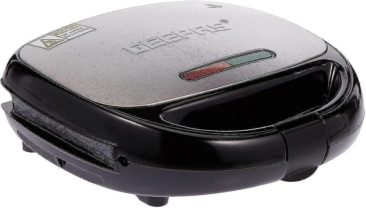 ساندویچ ساز 4 تکه 750 وات Geepas - پخت ساندویچ های خوشمزه و ترد با دسته خنک، کنترل دمای خودکار و صفحات جداشدنی برای صبحانه و میان وعده پنیری ساندویچ ساز 4 تکه 750 وات Geepas - پخت ساندویچ های خوشمزه و ترد با دسته خنک، کنترل دمای خودکار و صفحات جداشدنی برای صبحانه و میان وعده پنیری