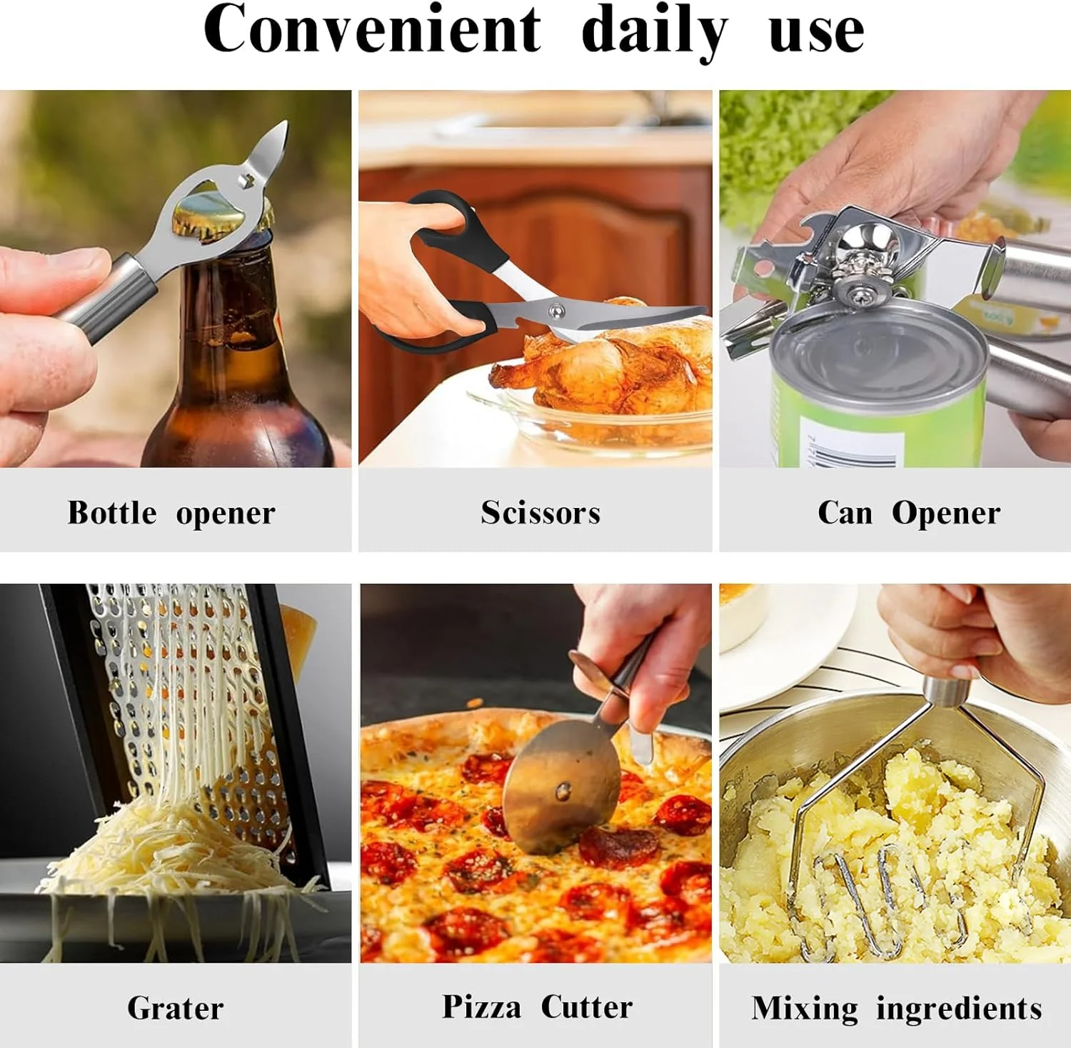 ست لوازم آشپزی آشپزخانه ARCHAEOPTERYX، 46 تکه سیلیکونی نچسب با پایه نگهدارنده، دسته چوبی مقاوم در برابر حرارت (مشکی) ست لوازم آشپزی آشپزخانه ARCHAEOPTERYX، 46 تکه سیلیکونی نچسب با پایه نگهدارنده، دسته چوبی مقاوم در برابر حرارت (مشکی)