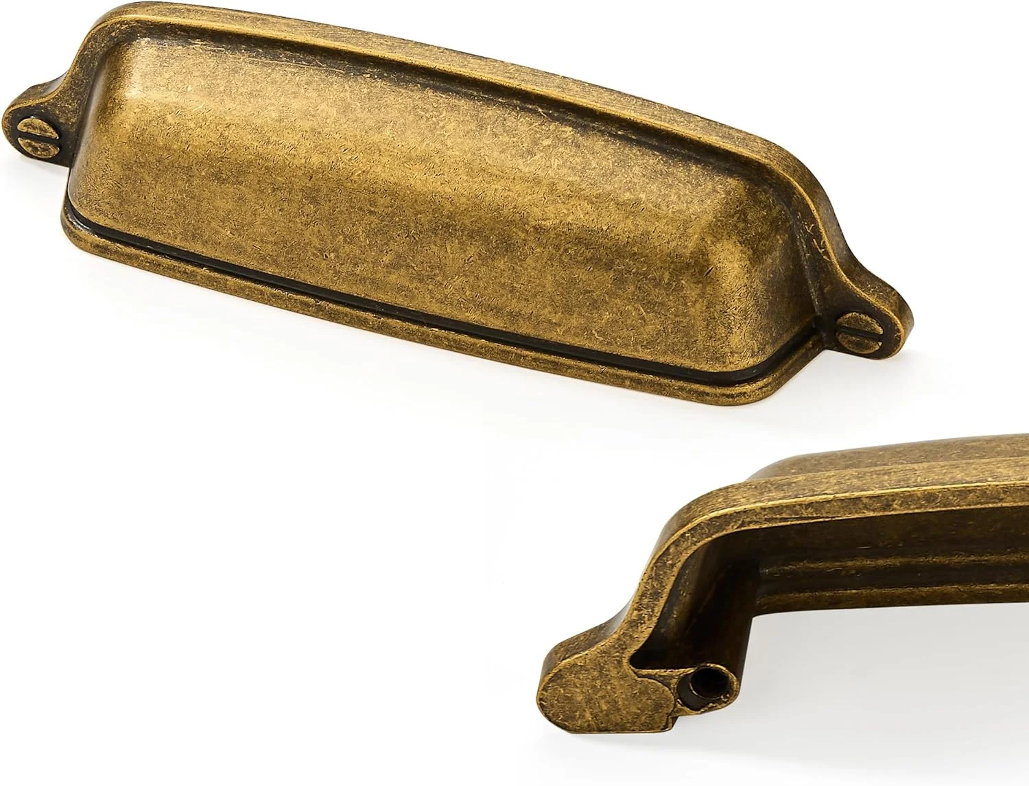 بسته 10 عددی دستگیره های فنجانی کابینت برنجی عتیقه 96 میلی متری، دستگیره های کشو طلایی کهنه، سخت افزار آشپزخانه، دستگیره های کشو کابینت برنجی قدیمی، دستگیره های سطل زباله. بسته 10 عددی دستگیره های فنجانی کابینت برنجی عتیقه 96 میلی متری، دستگیره های کشو طلایی کهنه، سخت افزار آشپزخانه، دستگیره های کشو کابینت برنجی قدیمی، دستگیره های سطل زباله.