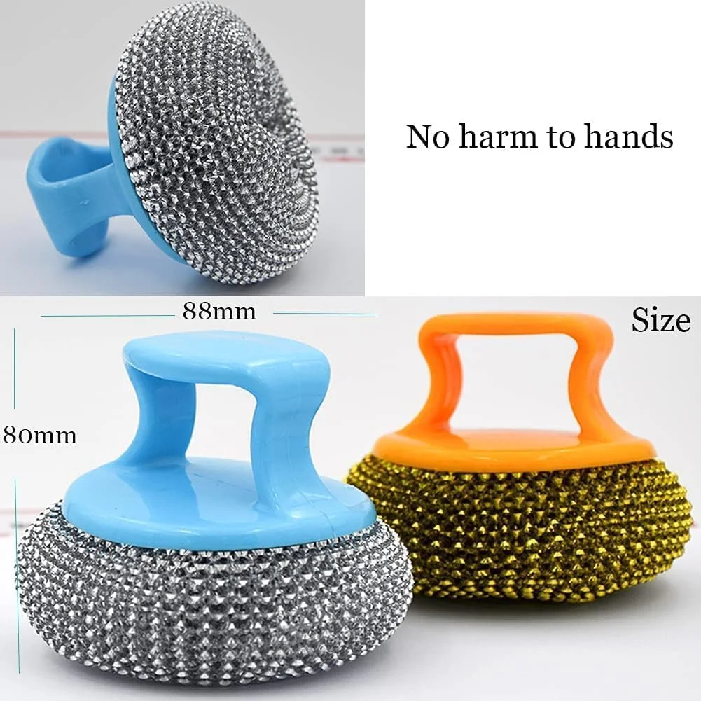 اسکاچ استیل بیسبل با دسته، مجموعه اسفنج تمیز کننده آشپزخانه، 2 عددی، سیاه و سفید، BB2973 اسکاچ استیل بیسبل با دسته، مجموعه اسفنج تمیز کننده آشپزخانه، 2 عددی، سیاه و سفید، BB2973