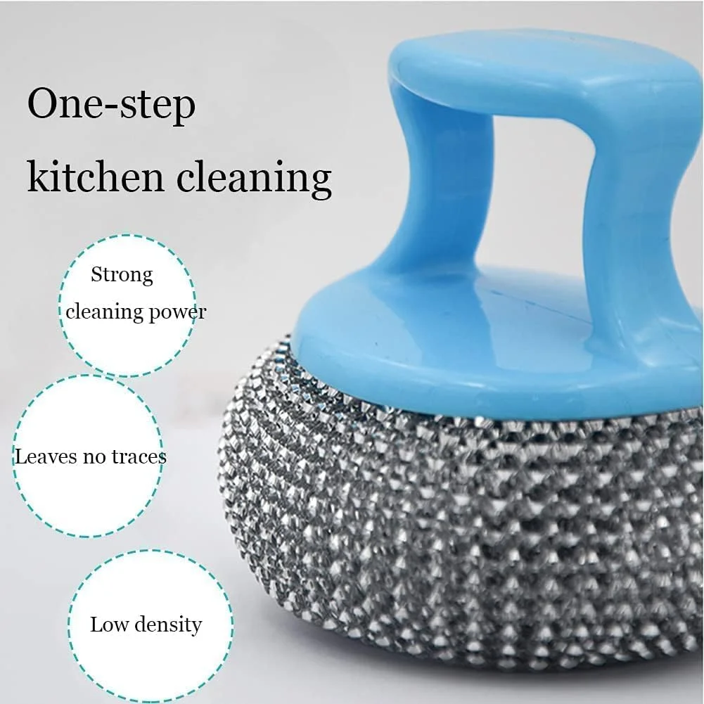 اسکاچ استیل بیسبل با دسته، مجموعه اسفنج تمیز کننده آشپزخانه، 2 عددی، سیاه و سفید، BB2973 اسکاچ استیل بیسبل با دسته، مجموعه اسفنج تمیز کننده آشپزخانه، 2 عددی، سیاه و سفید، BB2973