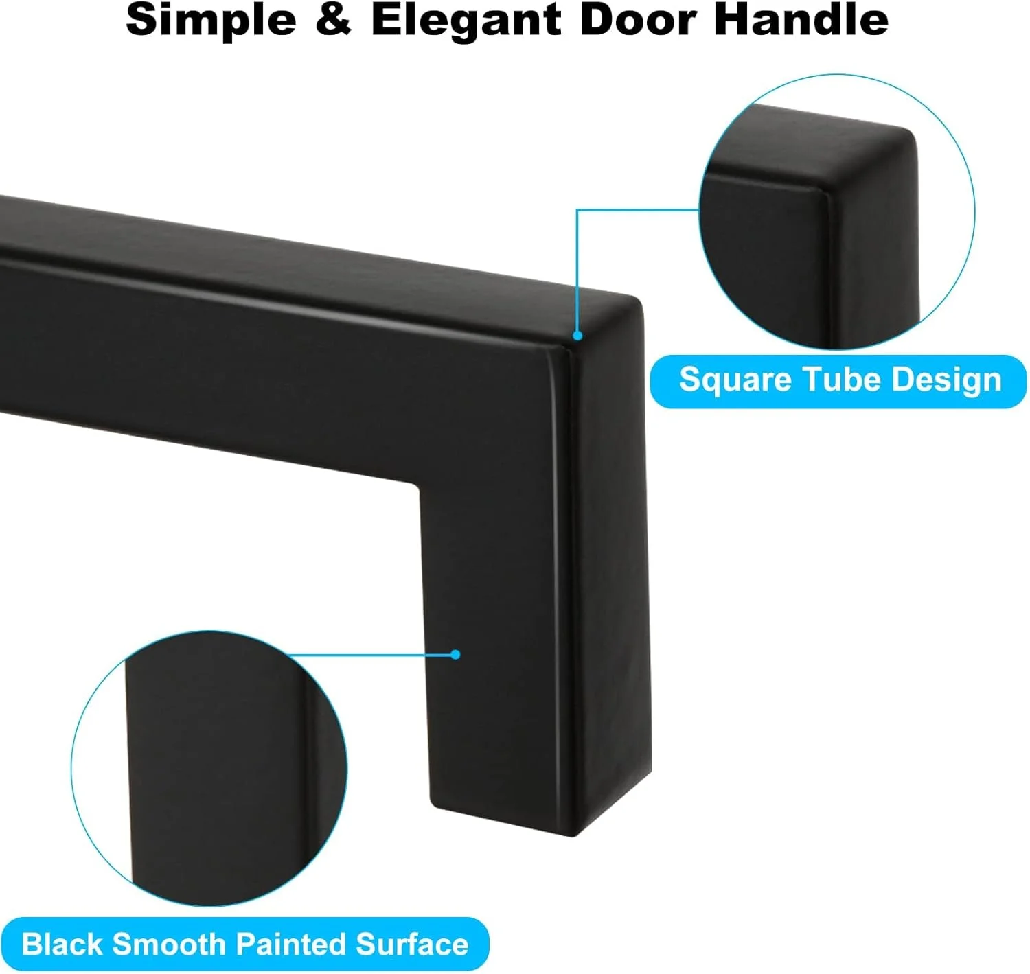 دستگیره کابینت آشپزخانه 10 عددی، مرکز سوراخ 128 میلی متر دستگیره درب آشپزخانه استیل ضد زنگ، دستگیره مربعی کشو کابینت به طول 140 میلی متر با پیچ برای کمد حمام، مشکی دستگیره کابینت آشپزخانه 10 عددی، مرکز سوراخ 128 میلی متر دستگیره درب آشپزخانه استیل ضد زنگ، دستگیره مربعی کشو کابینت به طول 140 میلی متر با پیچ برای کمد حمام، مشکی