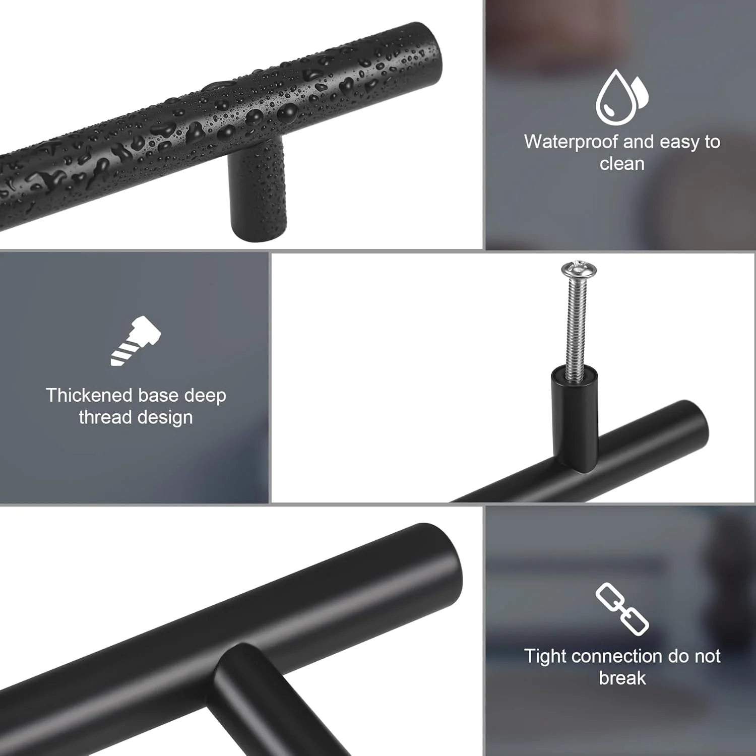 بسته 20 عددی دستگیره مبلمان، استیل ضد زنگ، دستگیره کابینت، مشکی، فاصله سوراخ 130 میلی متر، دستگیره درب کشویی بادوام، آشپزخانه، دستگیره کمد، دستگیره مبلمان، دستگیره درب برای حمام بسته 20 عددی دستگیره مبلمان، استیل ضد زنگ، دستگیره کابینت، مشکی، فاصله سوراخ 130 میلی متر، دستگیره درب کشویی بادوام، آشپزخانه، دستگیره کمد، دستگیره مبلمان، دستگیره درب برای حمام