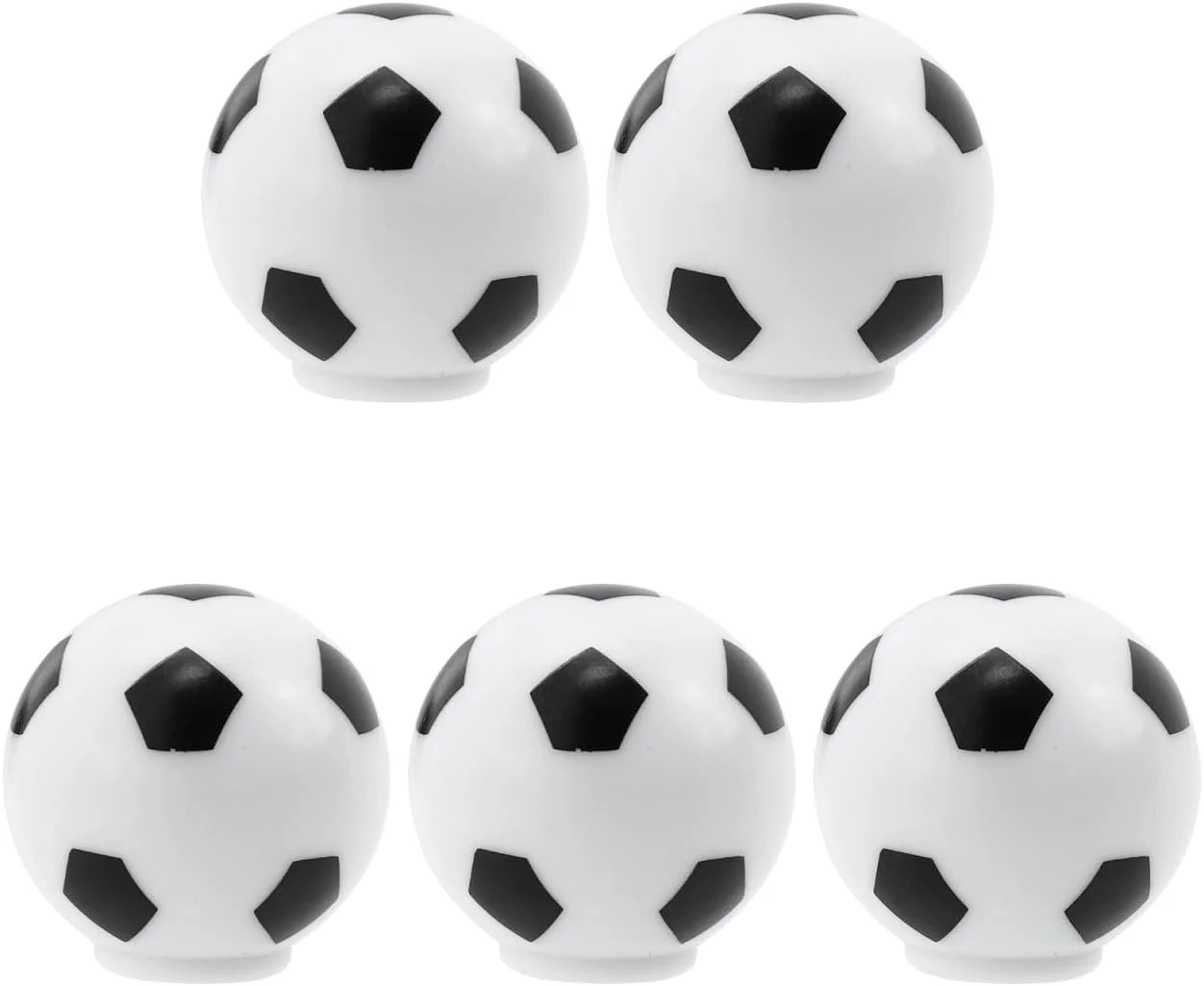 Hemobllo 5 عدد دستگیره کابینت طرح فوتبال، لوازم جانبی اتاق پسرانه، دستگیره کمد طرح توپ، دستگیره کشو با طرح قدیمی، دستگیره کشو مناسب مبلمان کودک، دستگیره کشو کابینت آشپزخانه، ABS مناسب اتاق کودک