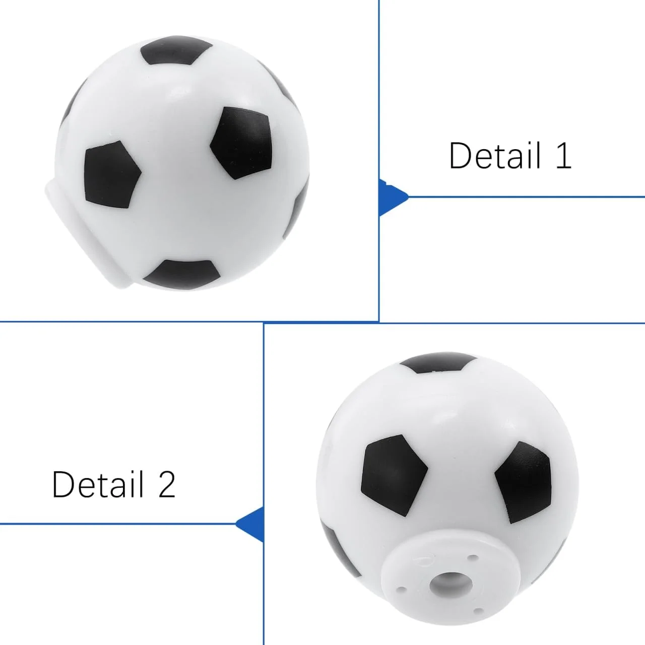 Hemobllo 5 عدد دستگیره کابینت طرح فوتبال، لوازم جانبی اتاق پسرانه، دستگیره کمد طرح توپ، دستگیره کشو با طرح قدیمی، دستگیره کشو مناسب مبلمان کودک، دستگیره کشو کابینت آشپزخانه، ABS مناسب اتاق کودک Hemobllo 5 عدد دستگیره کابینت طرح فوتبال، لوازم جانبی اتاق پسرانه، دستگیره کمد طرح توپ، دستگیره کشو با طرح قدیمی، دستگیره کشو مناسب مبلمان کودک، دستگیره کشو کابینت آشپزخانه، ABS مناسب اتاق کودک