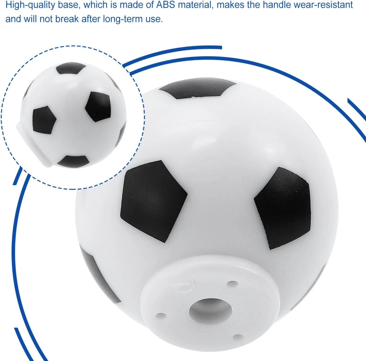 Hemobllo 5 عدد دستگیره کابینت طرح فوتبال، لوازم جانبی اتاق پسرانه، دستگیره کمد طرح توپ، دستگیره کشو با طرح قدیمی، دستگیره کشو مناسب مبلمان کودک، دستگیره کشو کابینت آشپزخانه، ABS مناسب اتاق کودک Hemobllo 5 عدد دستگیره کابینت طرح فوتبال، لوازم جانبی اتاق پسرانه، دستگیره کمد طرح توپ، دستگیره کشو با طرح قدیمی، دستگیره کشو مناسب مبلمان کودک، دستگیره کشو کابینت آشپزخانه، ABS مناسب اتاق کودک