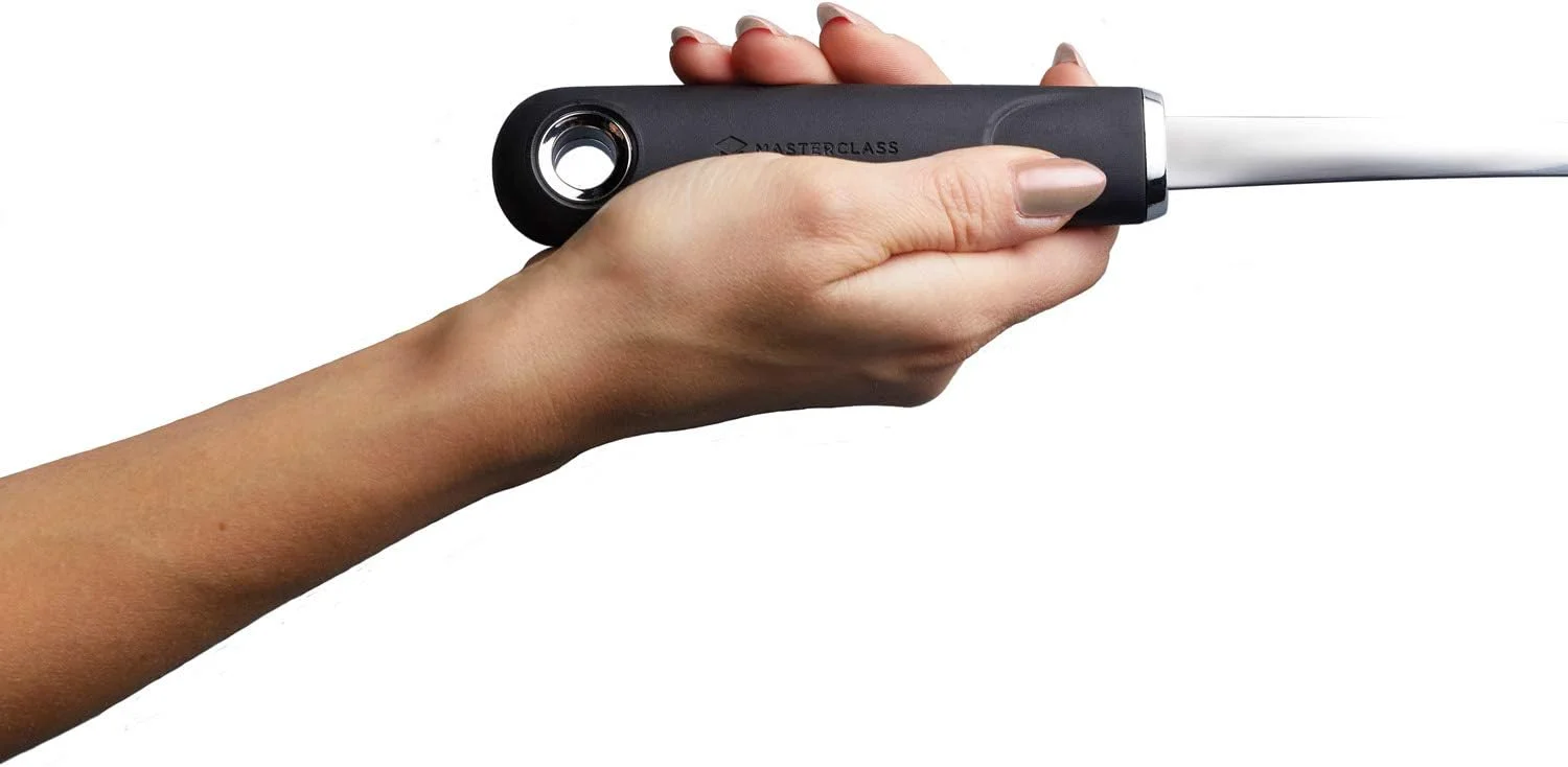 قاشق آشپزی استیل ضد زنگ با دسته نرم KitchenCraft MasterClass قاشق آشپزی استیل ضد زنگ با دسته نرم KitchenCraft MasterClass