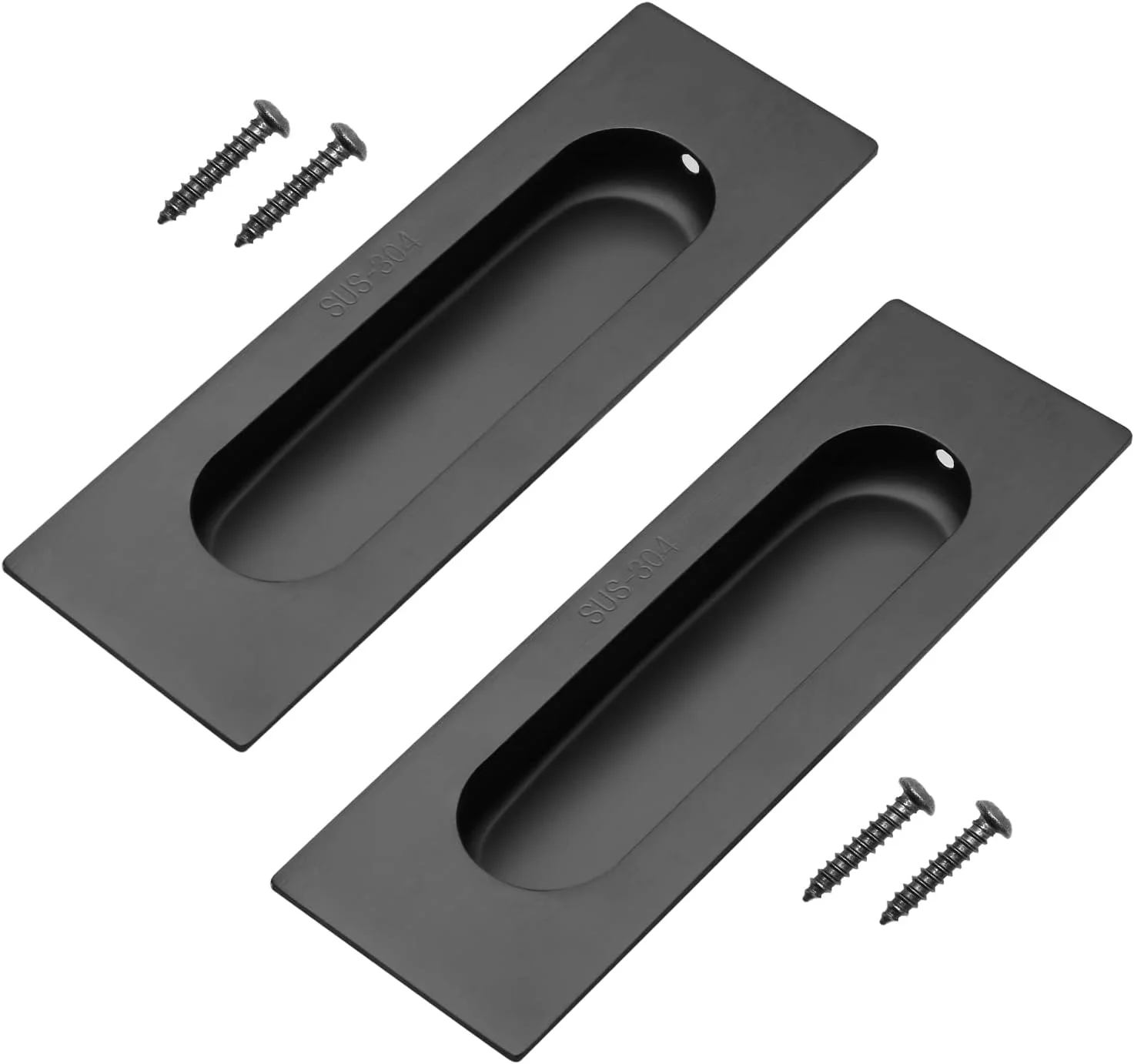 دستگیره های درب کشویی POXIAOER، دستگیره های توکار برای دستگیره کشویی درب کابینت آشپزخانه