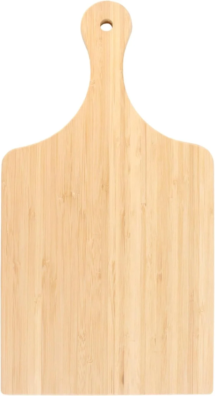 تخته برش آشپزخانه YelaJoy، تخته برش آشپزخانه با دسته، بامبو، برای گوشت، سبزیجات، میوه ها، نان (سایز 2) تخته برش آشپزخانه YelaJoy، تخته برش آشپزخانه با دسته، بامبو، برای گوشت، سبزیجات، میوه ها، نان (سایز 2)
