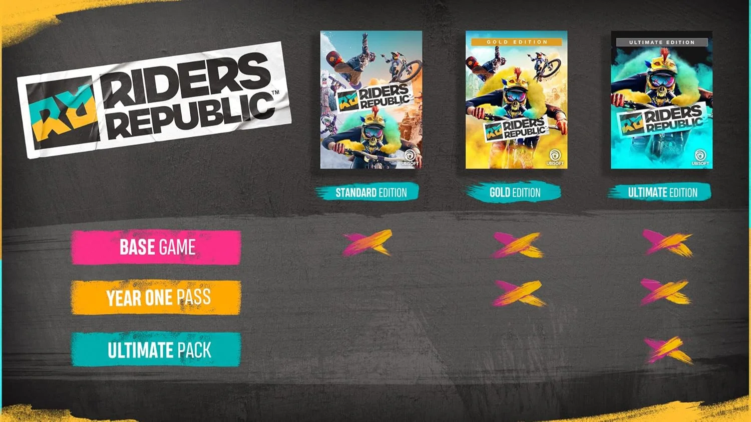 Riders Republic نسخه استاندارد برای Xbox Series X|S و Xbox One Riders Republic نسخه استاندارد برای Xbox Series X|S و Xbox One