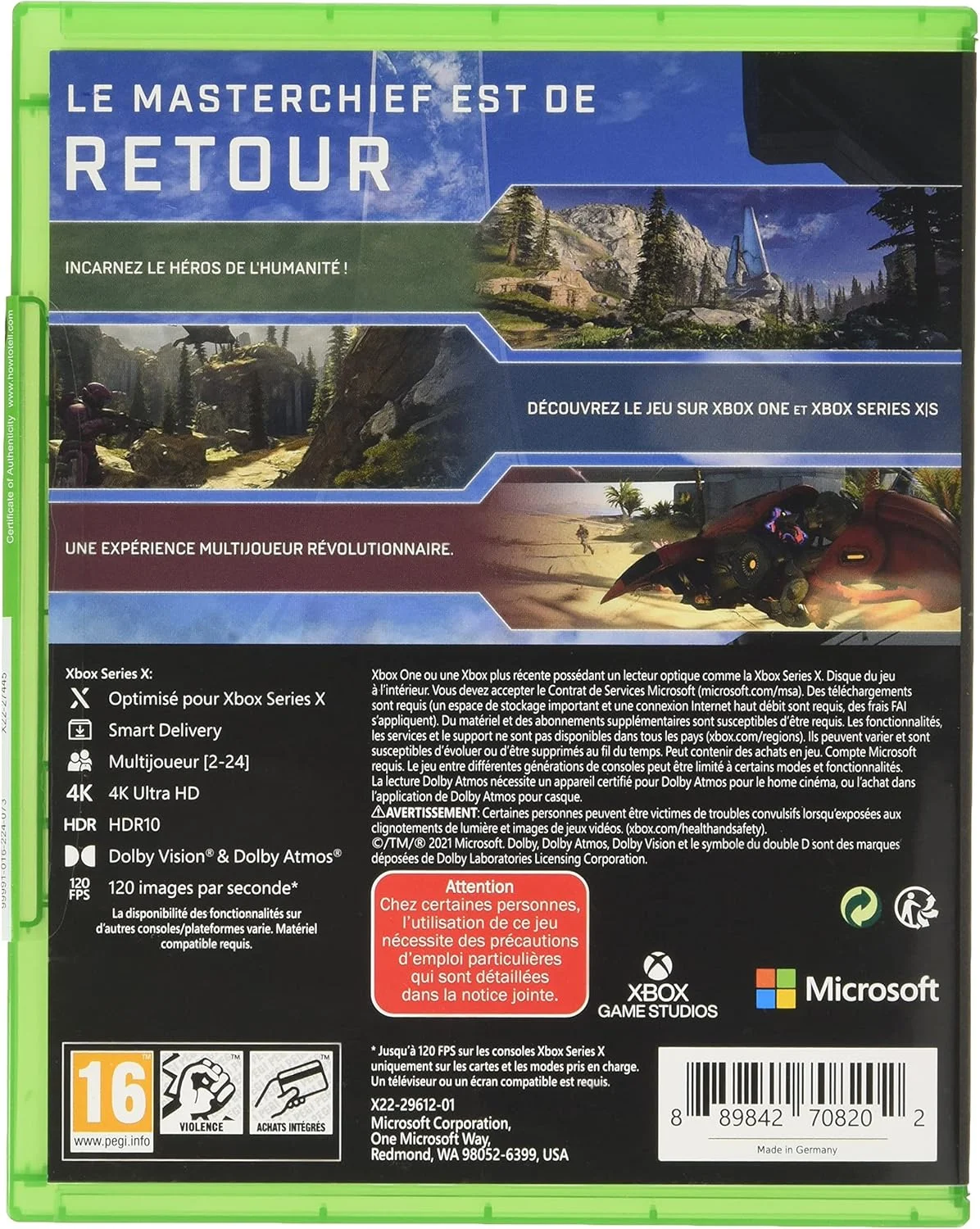 مایکروسافت (ایکس باکس) هیلو اینفینیت Xone/Xbs, 0889842708202