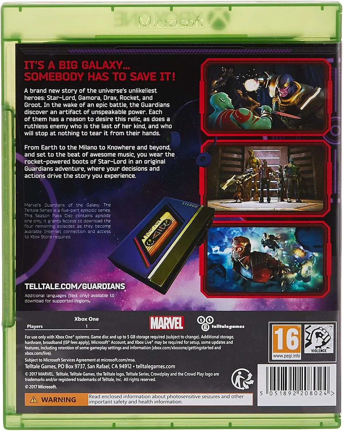 بازی نگهبانان کهکشان (منطقه ۲) برای ایکس باکس وان