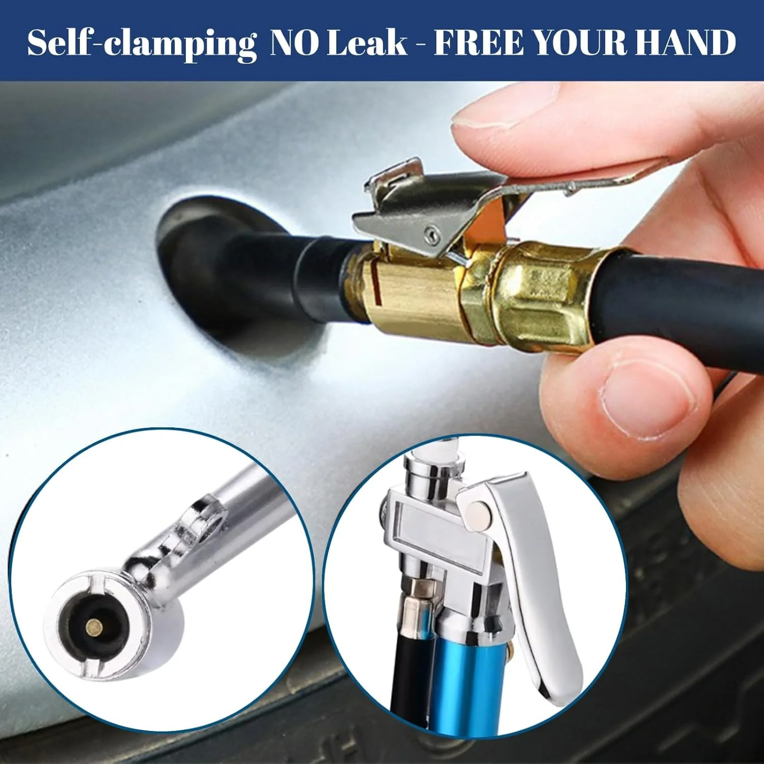 فشارسنج باد لاستیک 0-12 بار Azonee، فشارسنج باد لاستیک خودرو با اتصال سریع هوا، با شلنگ انعطاف پذیر، مناسب برای خودرو، کامیون، SUV و موتورسیکلت فشارسنج باد لاستیک 0-12 بار Azonee، فشارسنج باد لاستیک خودرو با اتصال سریع هوا، با شلنگ انعطاف پذیر، مناسب برای خودرو، کامیون، SUV و موتورسیکلت