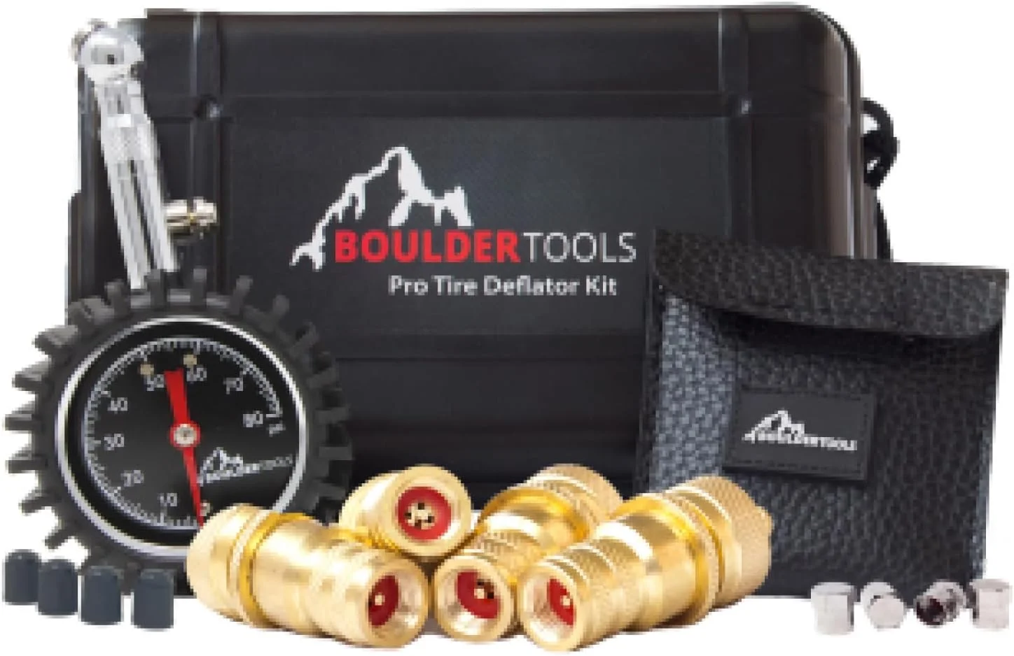 ابزار تنظیم باد تایر Boulder Tools - فشارسنج 80 PSI - قابل تنظیم، اتوماتیک برای خودرو، کامیون و موتورسیکلت. تنظیم کننده باد تایر عالی با فشارسنج برای بهترین تجربه آفرود ابزار تنظیم باد تایر Boulder Tools - فشارسنج 80 PSI - قابل تنظیم، اتوماتیک برای خودرو، کامیون و موتورسیکلت. تنظیم کننده باد تایر عالی با فشارسنج برای بهترین تجربه آفرود