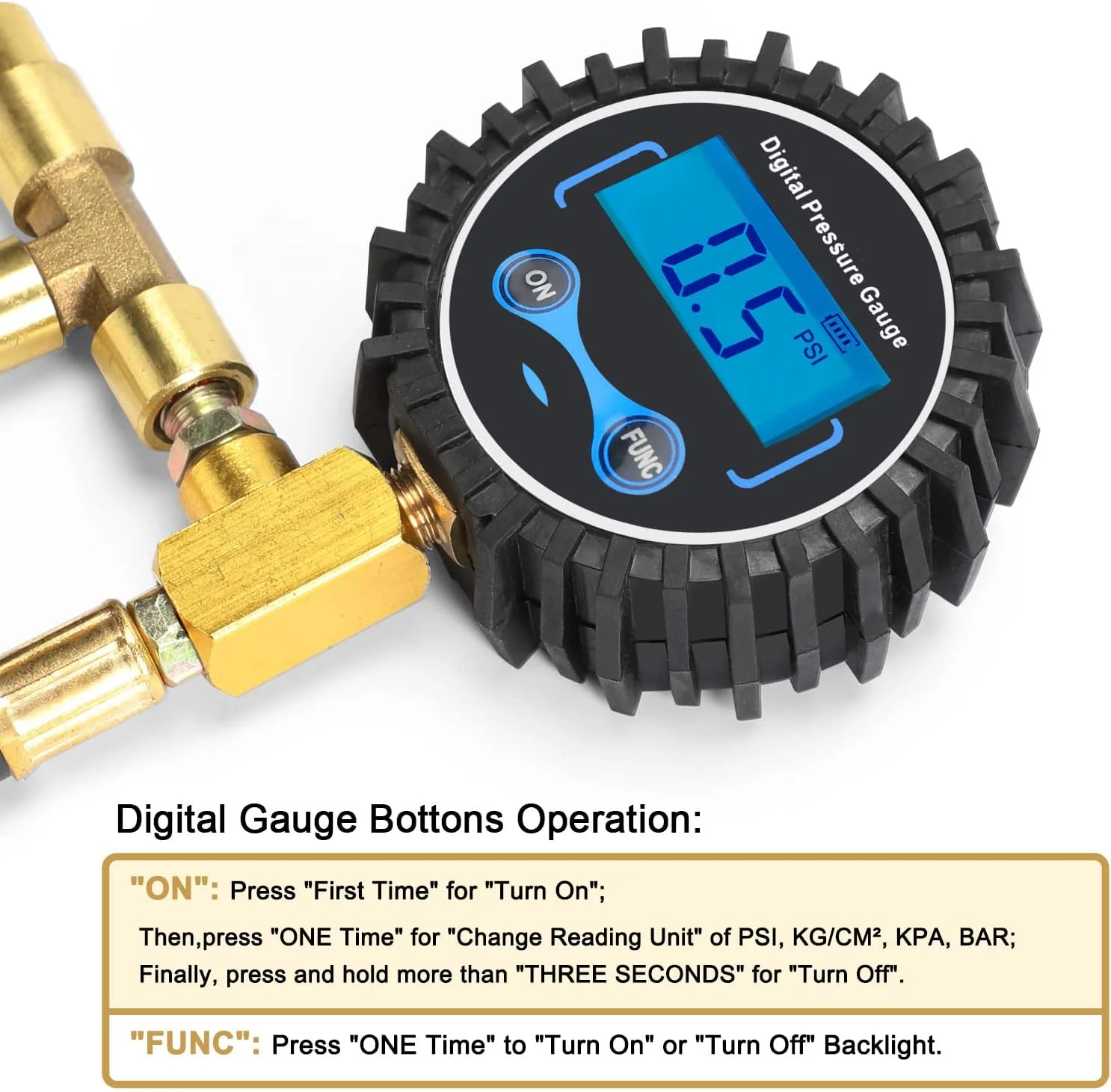تست کننده فشار تزریق سوخت دیجیتال BETOOLL - گیج فشار سوخت 0-300 PSI برای کیت تست موتور بنزینی ابزار خودرو تست کننده فشار تزریق سوخت دیجیتال BETOOLL - گیج فشار سوخت 0-300 PSI برای کیت تست موتور بنزینی ابزار خودرو