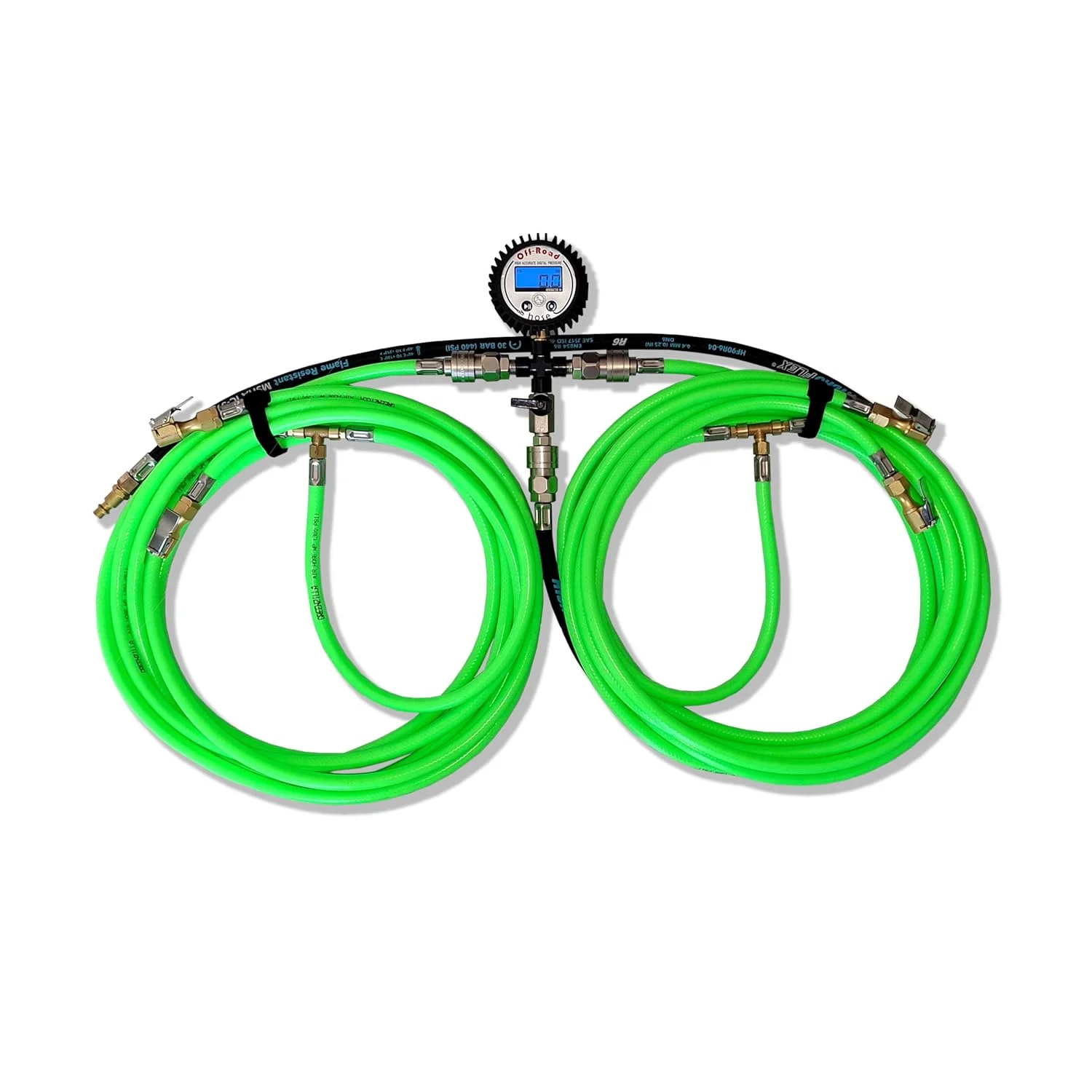 شلنگ آفرود Greenzilla 4in1 برای باد کردن و خالی کردن باد، شلنگ مقاوم در برابر حرارت بالا، فشارسنج دیجیتال PSI/BAR، مناسب برای همه کمپرسورها: ARB Camel Bushranger TJM و غیره، برای همه خودروها جیپ تویوتا نیسان شلنگ آفرود Greenzilla 4in1 برای باد کردن و خالی کردن باد، شلنگ مقاوم در برابر حرارت بالا، فشارسنج دیجیتال PSI/BAR، مناسب برای همه کمپرسورها: ARB Camel Bushranger TJM و غیره، برای همه خودروها جیپ تویوتا نیسان