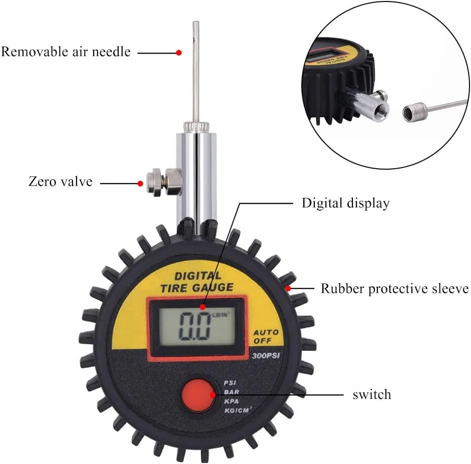 فشارسنج دیجیتال توپ هاپلون، فشارسنج پمپ برای بسکتبال، فوتبال، والیبال و سایر وسایل بادی فشارسنج دیجیتال توپ هاپلون، فشارسنج پمپ برای بسکتبال، فوتبال، والیبال و سایر وسایل بادی