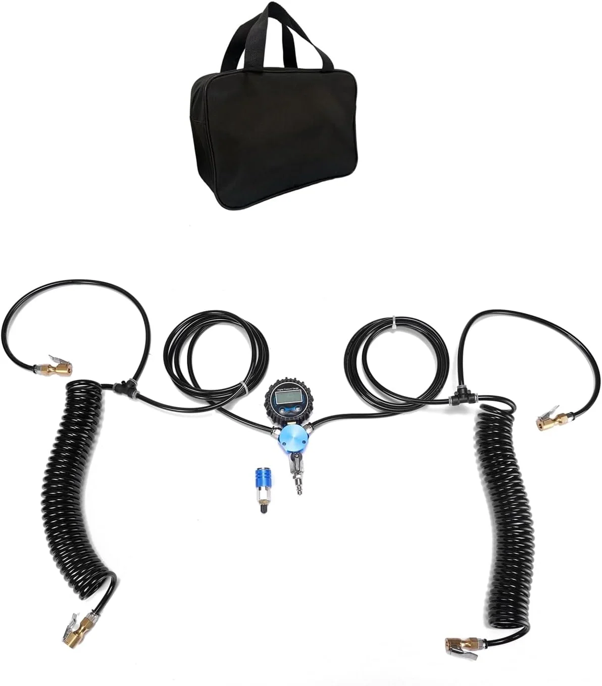 سیستم تنظیم باد 4 لاستیک، با درجه دیجیتال فشار باد، اتصال به 4 لاستیک، باد کردن و خالی کردن همزمان برای خودروها، کامیون ها و خودروهای آفرود، سازگار با همه کمپرسورها و مخازن HPA سیستم تنظیم باد 4 لاستیک، با درجه دیجیتال فشار باد، اتصال به 4 لاستیک، باد کردن و خالی کردن همزمان برای خودروها، کامیون ها و خودروهای آفرود، سازگار با همه کمپرسورها و مخازن HPA