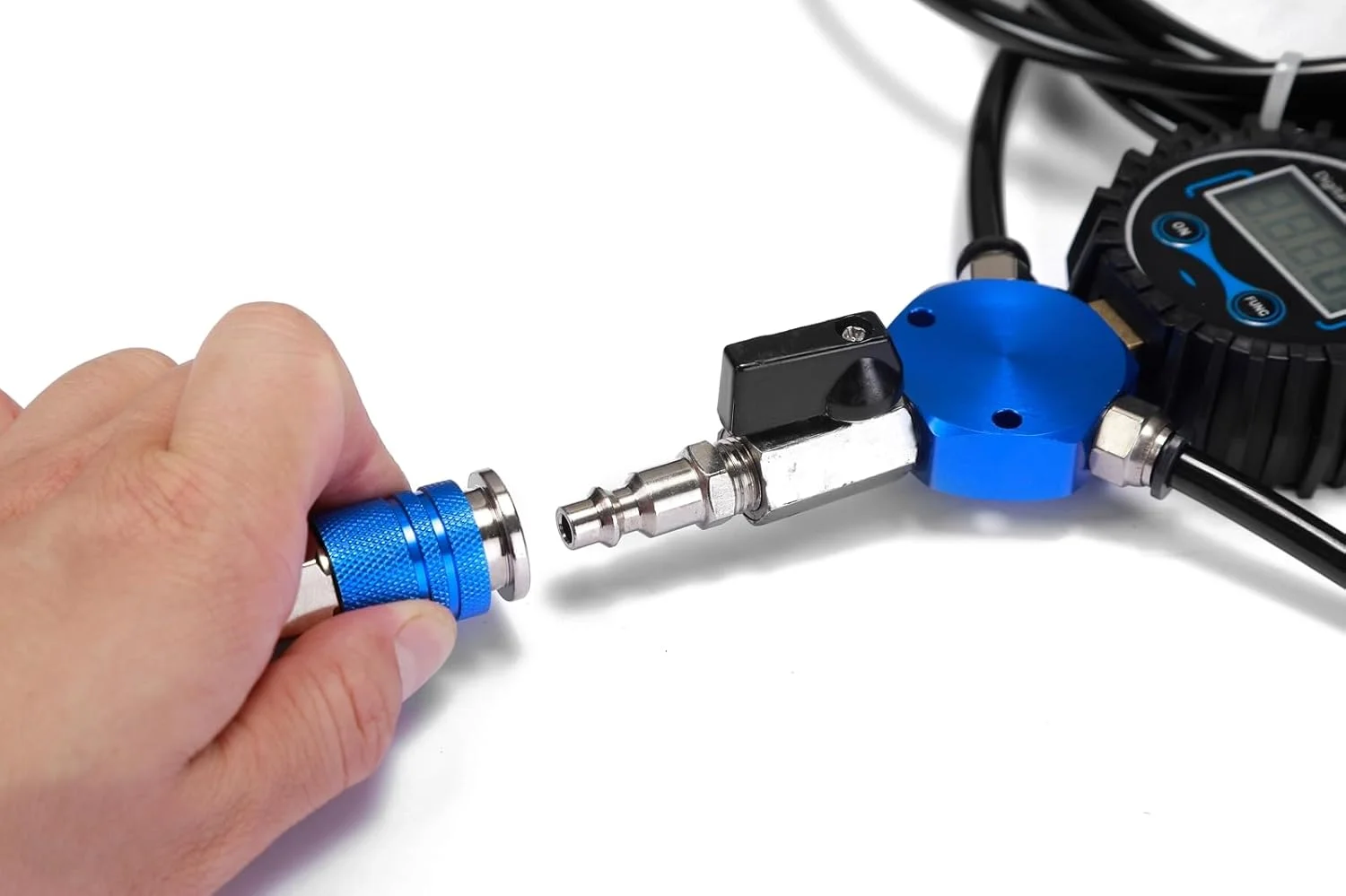 سیستم تنظیم باد 4 لاستیک، با درجه دیجیتال فشار باد، اتصال به 4 لاستیک، باد کردن و خالی کردن همزمان برای خودروها، کامیون ها و خودروهای آفرود، سازگار با همه کمپرسورها و مخازن HPA سیستم تنظیم باد 4 لاستیک، با درجه دیجیتال فشار باد، اتصال به 4 لاستیک، باد کردن و خالی کردن همزمان برای خودروها، کامیون ها و خودروهای آفرود، سازگار با همه کمپرسورها و مخازن HPA