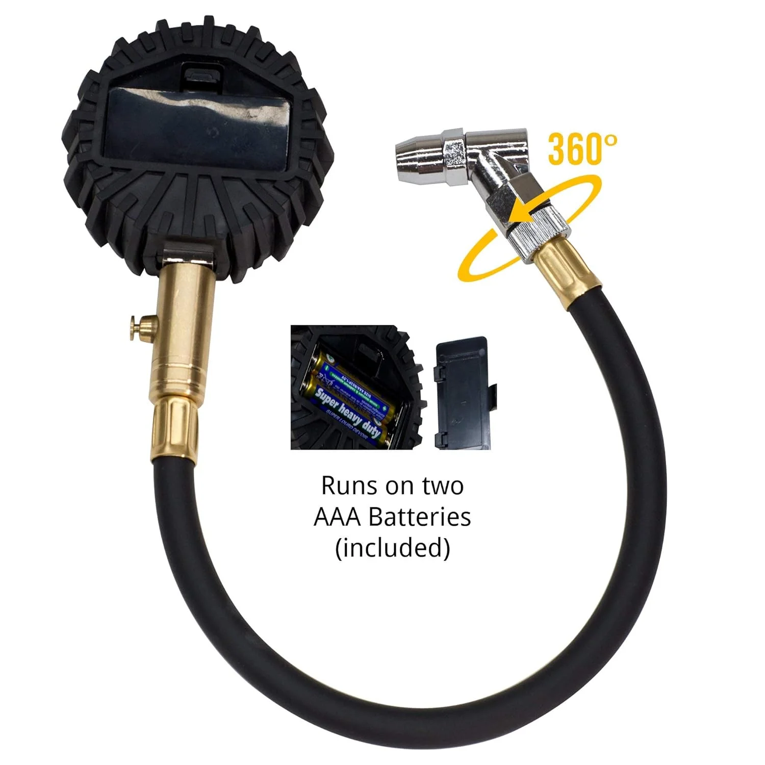 فشارسنج دیجیتال تایر ElitePro از محصولات برتر JACO - دقت حرفه ای - 200 PSI فشارسنج دیجیتال تایر ElitePro از محصولات برتر JACO - دقت حرفه ای - 200 PSI