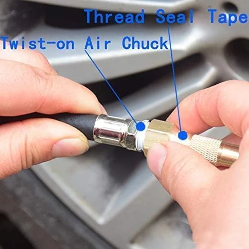 دستگاه تنظیم باد دیجیتال KATGROCHIR، کیت کمپرسور گیج فشار دقیق 200 PSI با شلنگ لاستیکی 14 اینچی، چاک گیره ای قفل شونده برنجی برای ماشین، کامیون، موتور سیکلت، دوچرخه - مشکی دستگاه تنظیم باد دیجیتال KATGROCHIR، کیت کمپرسور گیج فشار دقیق 200 PSI با شلنگ لاستیکی 14 اینچی، چاک گیره ای قفل شونده برنجی برای ماشین، کامیون، موتور سیکلت، دوچرخه - مشکی