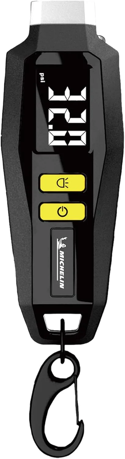 فشارسنج دیجیتال تایر میشلن با جاکلیدی، جمع و جور، مانیتور دقیق فشار تایر برای خودروها، دوچرخه ها، نمایشگر LED، قابل حمل، مشکی فشارسنج دیجیتال تایر میشلن با جاکلیدی، جمع و جور، مانیتور دقیق فشار تایر برای خودروها، دوچرخه ها، نمایشگر LED، قابل حمل، مشکی