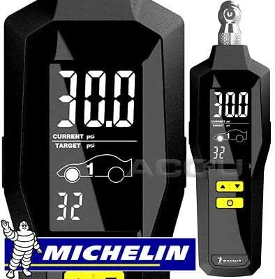 فشارسنج دیجیتال تایر قابل برنامه ریزی میشلن، مانیتور فشار هوای قابل حمل، قرائت دقیق، صفحه نمایش LED، جمع و جور، استفاده آسان، مشکی فشارسنج دیجیتال تایر قابل برنامه ریزی میشلن، مانیتور فشار هوای قابل حمل، قرائت دقیق، صفحه نمایش LED، جمع و جور، استفاده آسان، مشکی